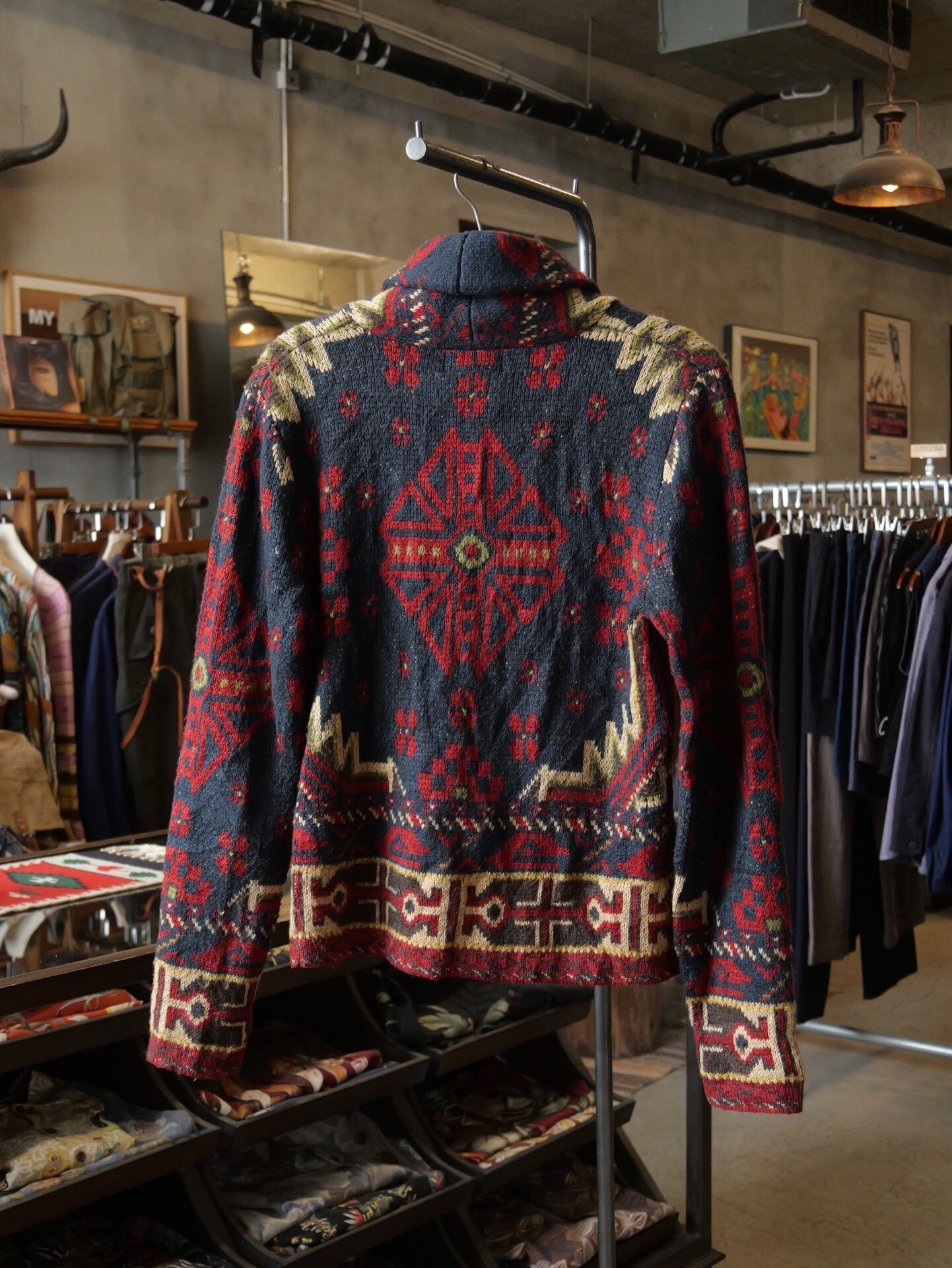 Denim & Supply Ralph Lauren Ralph Lauren Denim Supply Shawl Collar Totem Sweater Size US M / EU 48-50 / 2 - 6 Thumbnail