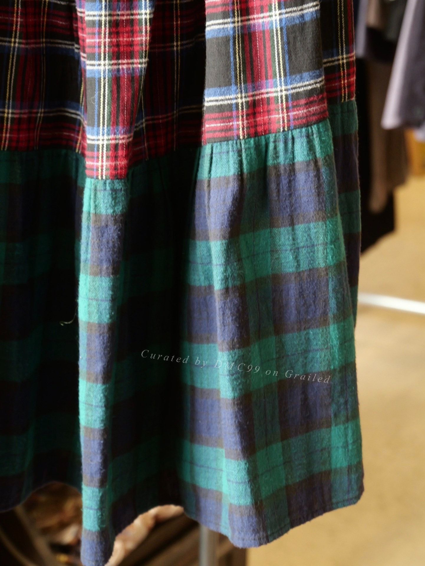 Rockmount Ranch Wear Rockmount Plaid Patchwork Skirt Size 30" / US 8 / IT 44 - 3 Thumbnail