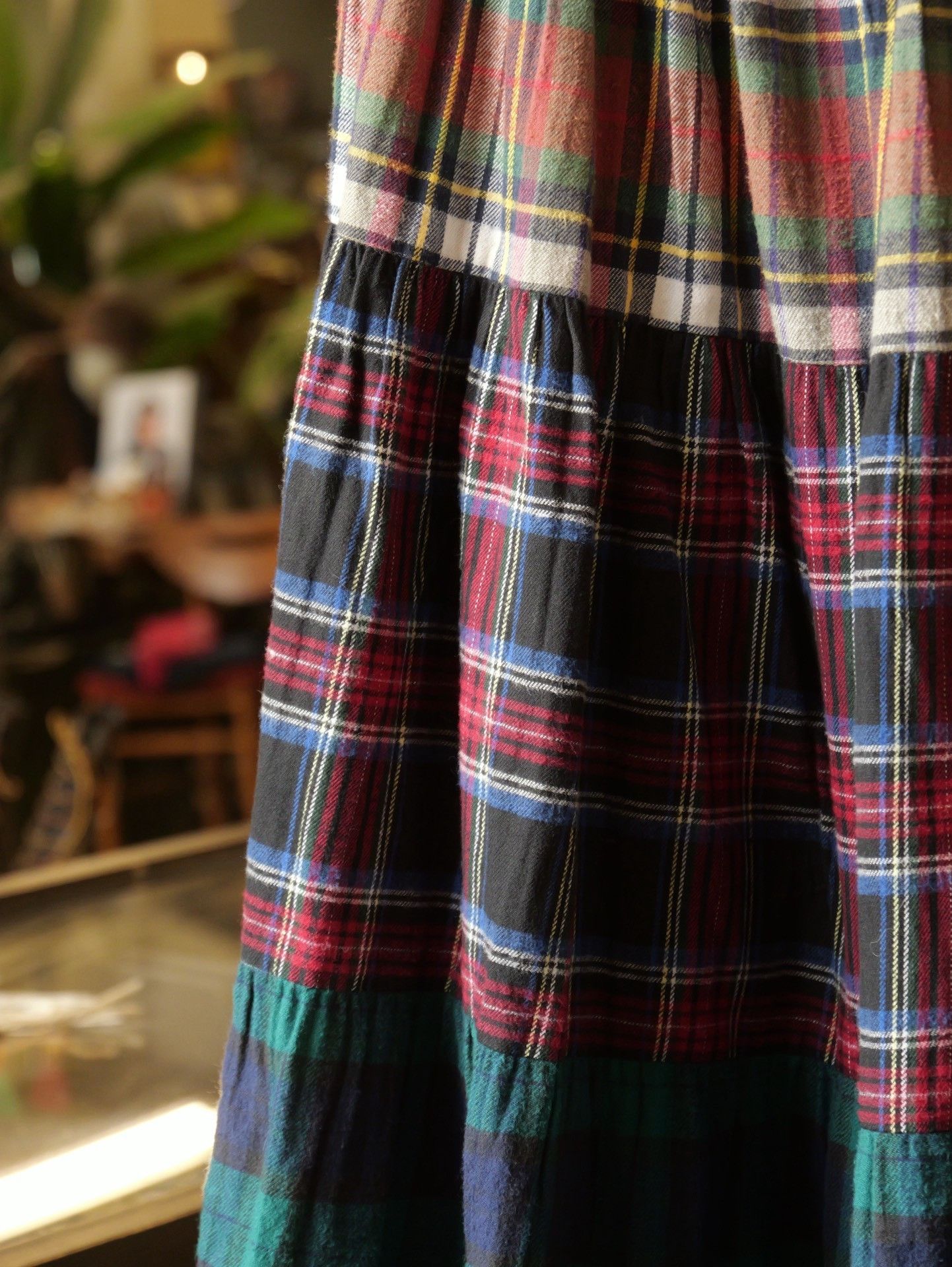 Rockmount Ranch Wear Rockmount Plaid Patchwork Skirt Size 30" / US 8 / IT 44 - 2 Thumbnail