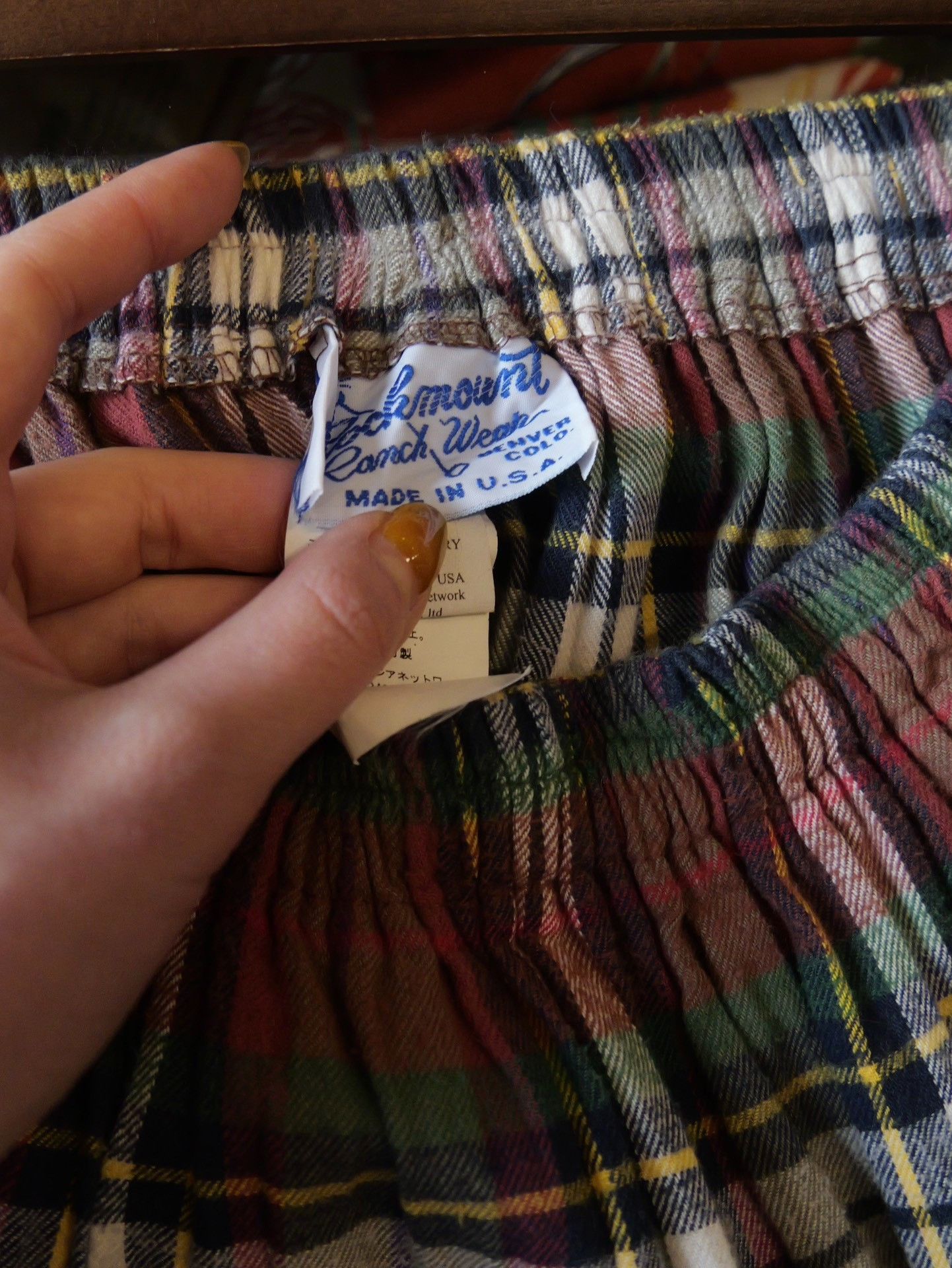 Rockmount Ranch Wear Rockmount Plaid Patchwork Skirt Size 30" / US 8 / IT 44 - 6 Thumbnail