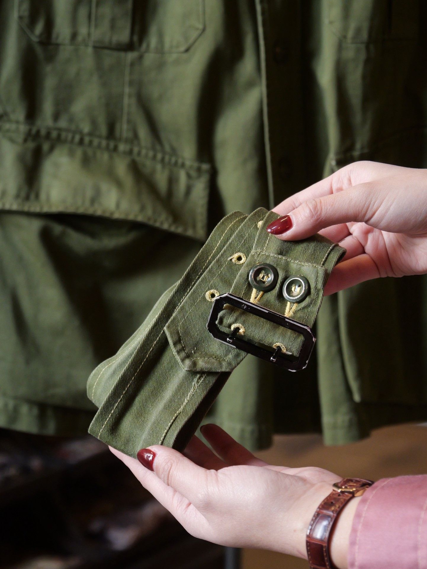 Vintage Vintage 1950s-60s Canadian Military Bush Jacket Size US M / EU 48-50 / 2 - 6 Thumbnail