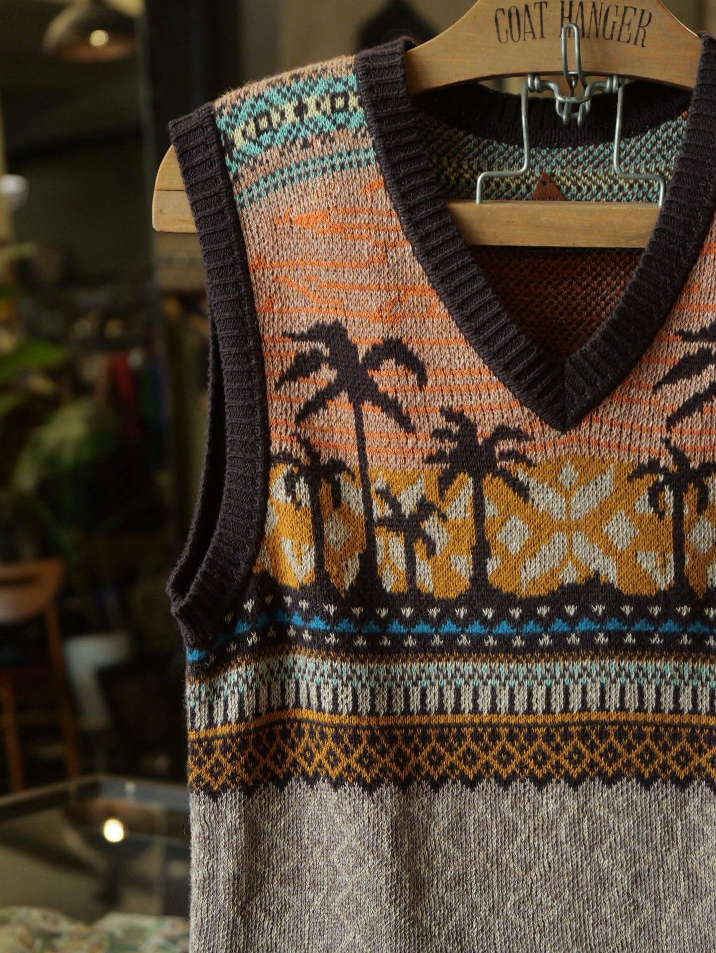 Kapital Kapital Coconut Tree Knit Vest Size L / US 10 / IT 46 - 2 Thumbnail