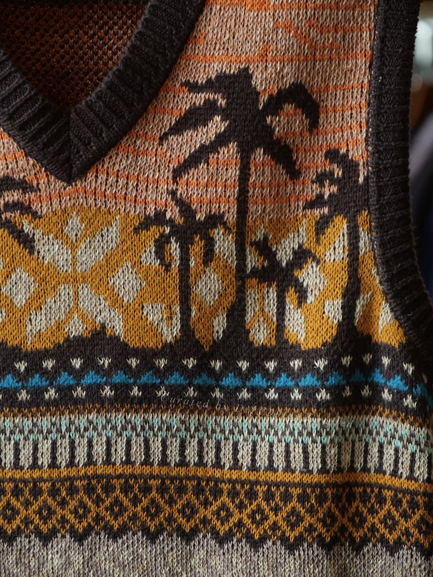Kapital Kapital Coconut Tree Knit Vest Size L / US 10 / IT 46 - 3 Thumbnail
