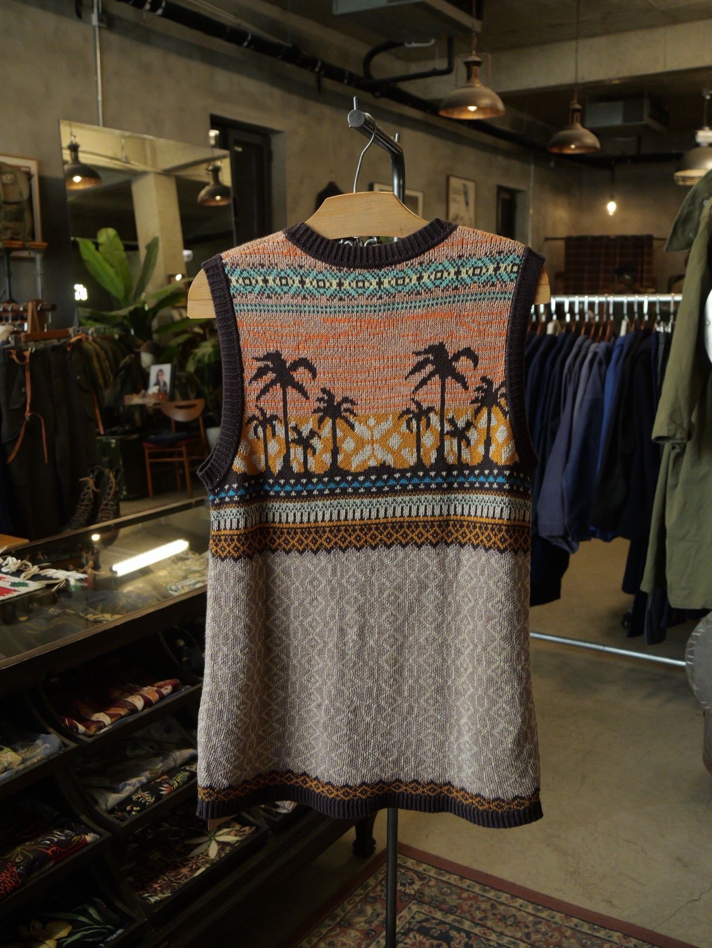 Kapital Kapital Coconut Tree Knit Vest Size L / US 10 / IT 46 - 5 Thumbnail