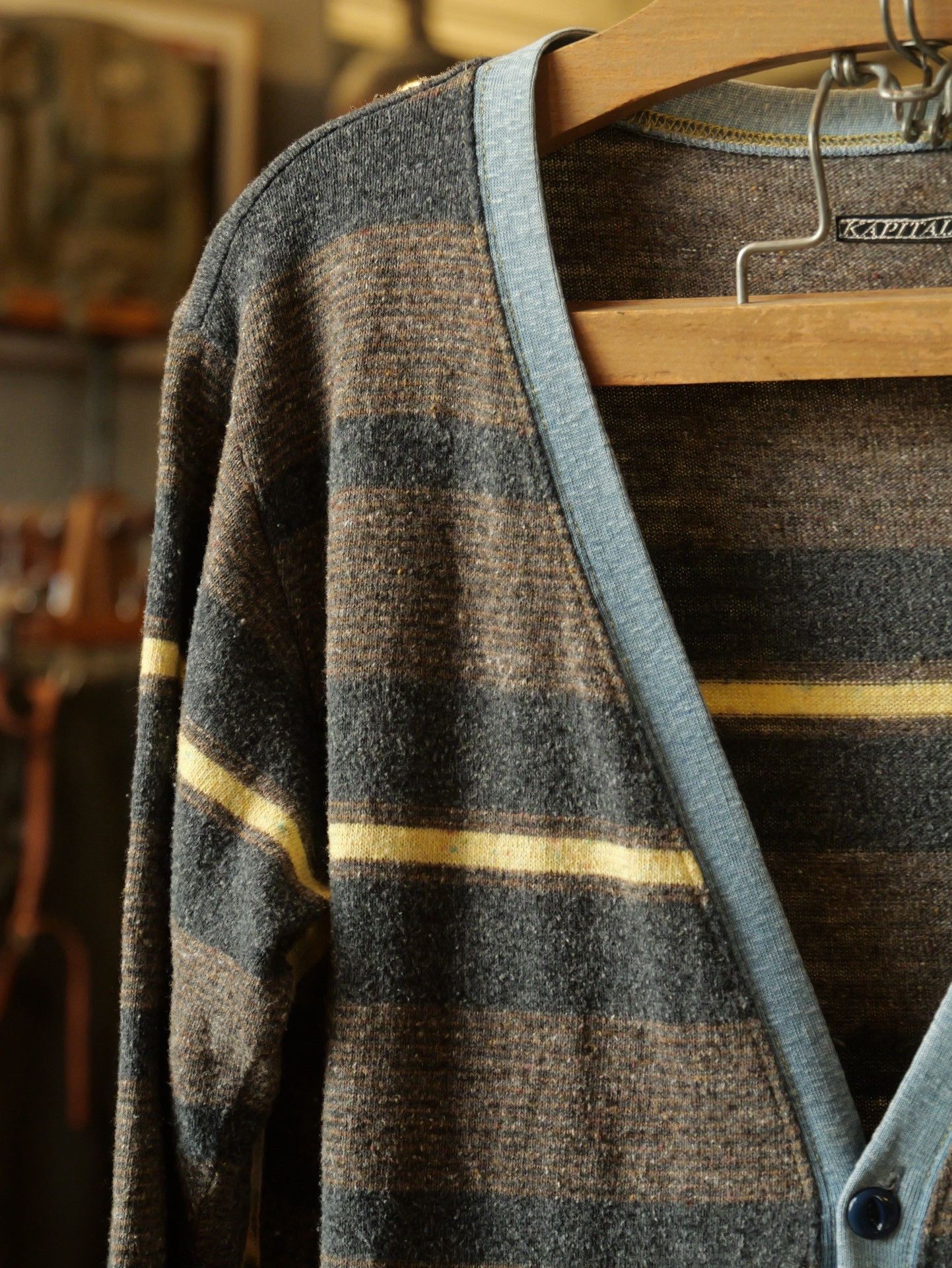 Kapital Kapital Three-Pocket Striped Cardigan Size US S / EU 44-46 / 1 - 3 Thumbnail