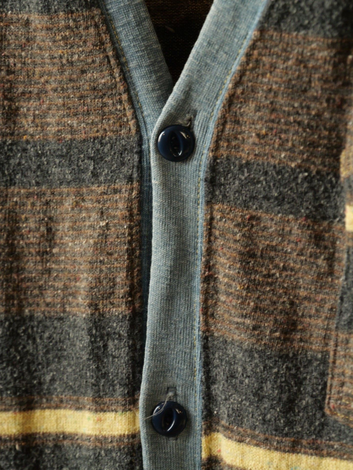 Kapital Kapital Three-Pocket Striped Cardigan Size US S / EU 44-46 / 1 - 6 Thumbnail
