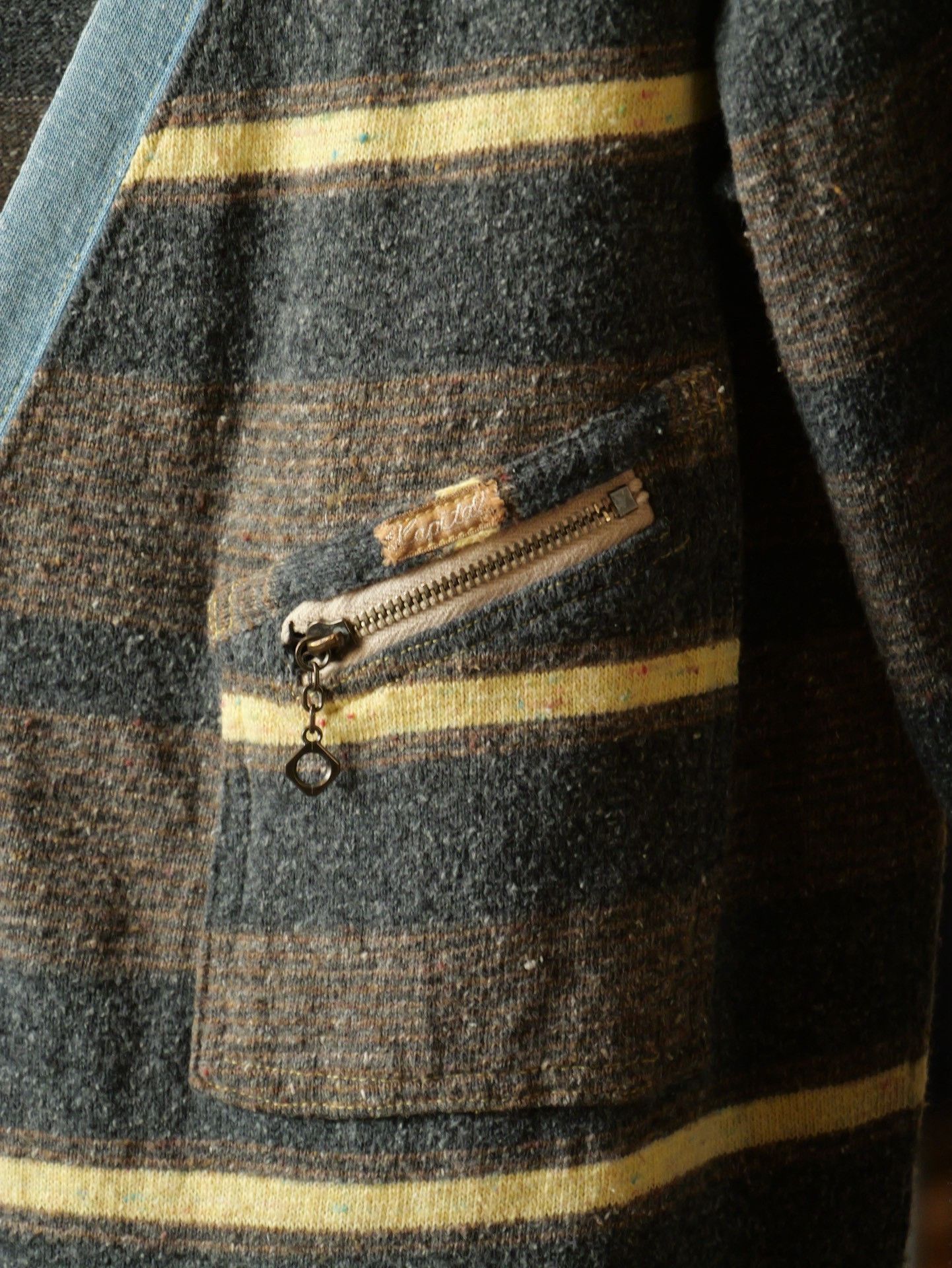 Kapital Kapital Three-Pocket Striped Cardigan Size US S / EU 44-46 / 1 - 2 Thumbnail