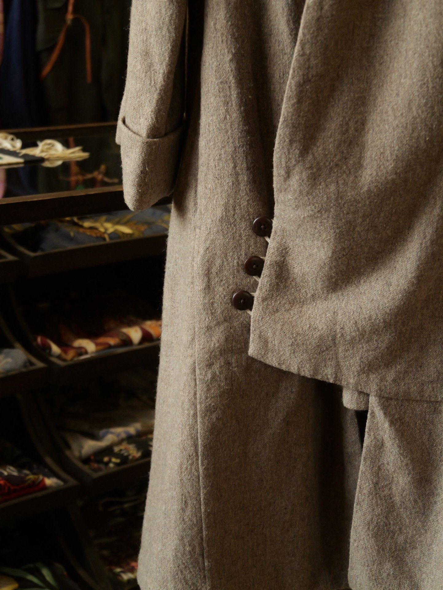 Kapital Kapital Wool Blend 3/4 Sleeve Coat Size XS / US 0-2 / IT 36-38 - 3 Thumbnail