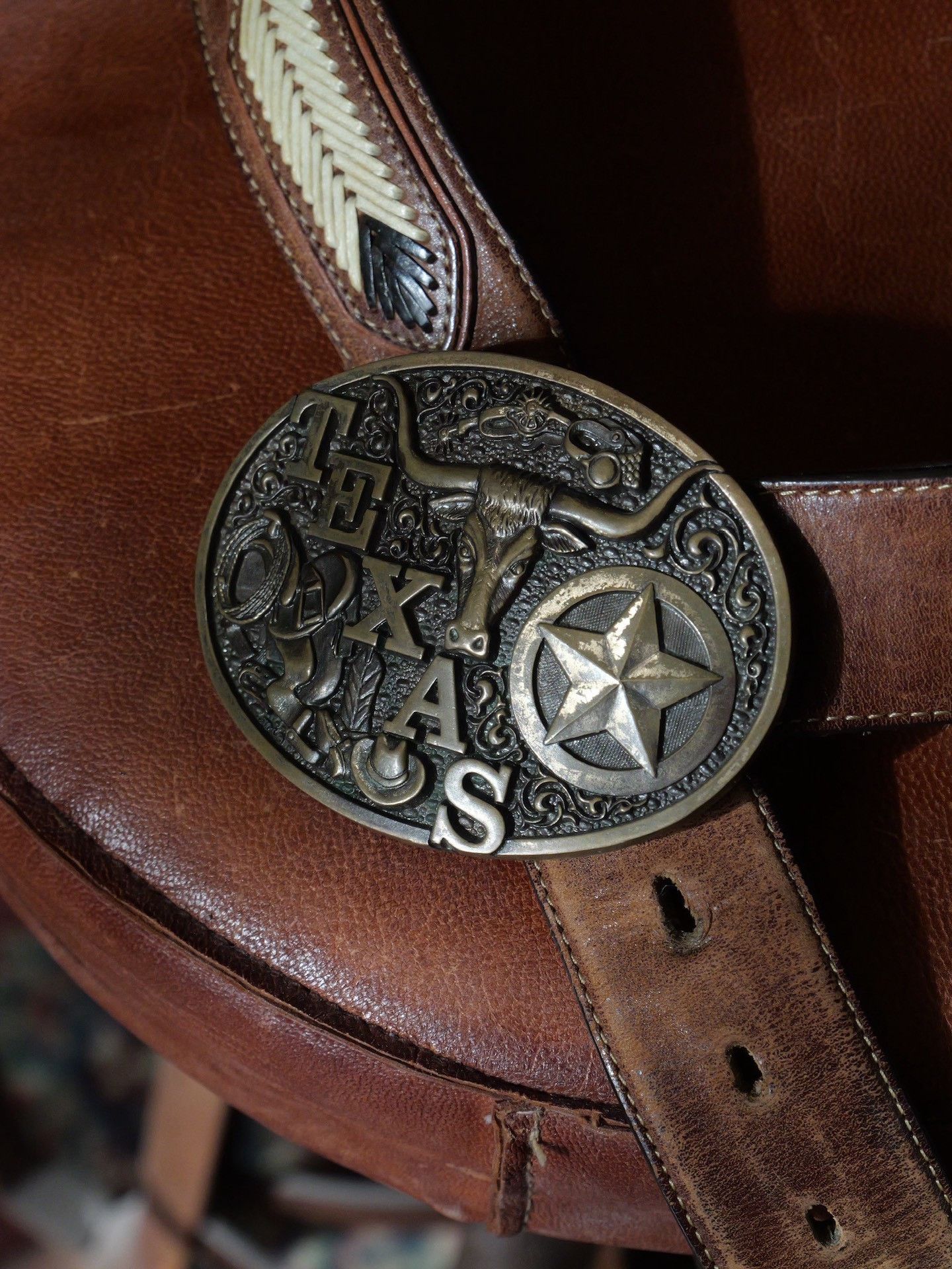 Vintage Vintage Texas Western Belt Size ONE SIZE - 2 Thumbnail