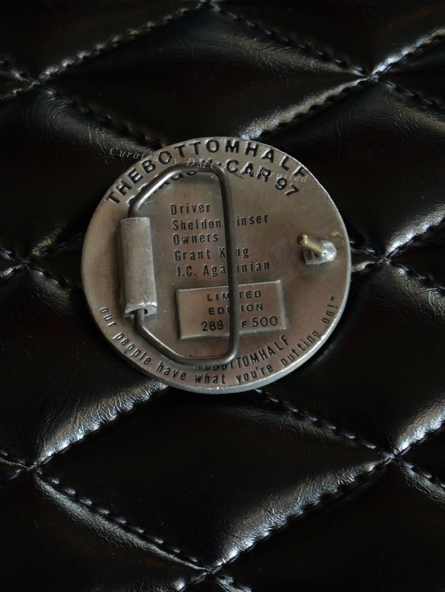 Vintage 1976 Indianapolis Racing Belt Buckle Size ONE SIZE - 4 Thumbnail