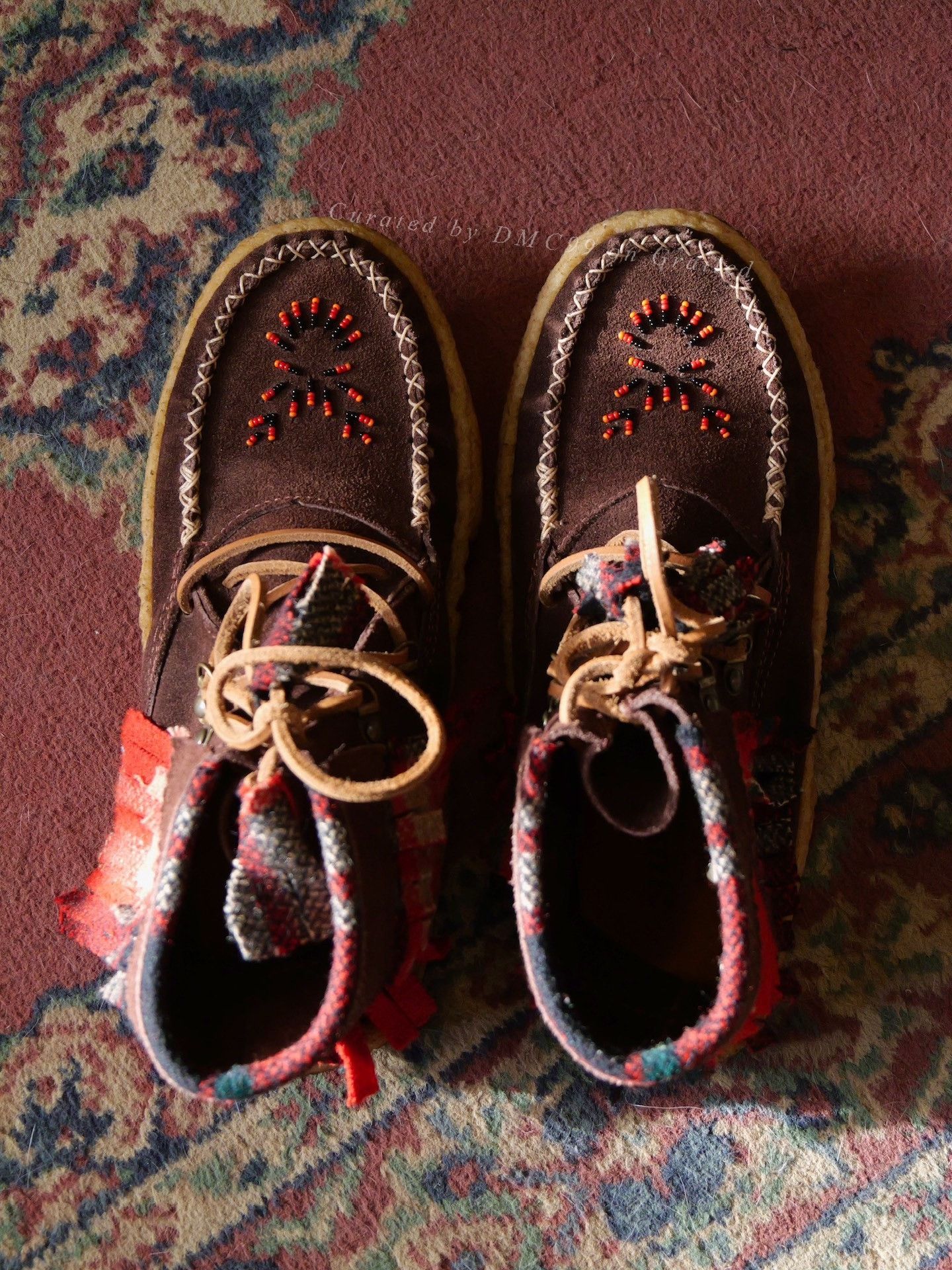 Vintage Vintage Yuketon Handmade Moccasin Size US 6 / IT 36 - 7 Thumbnail