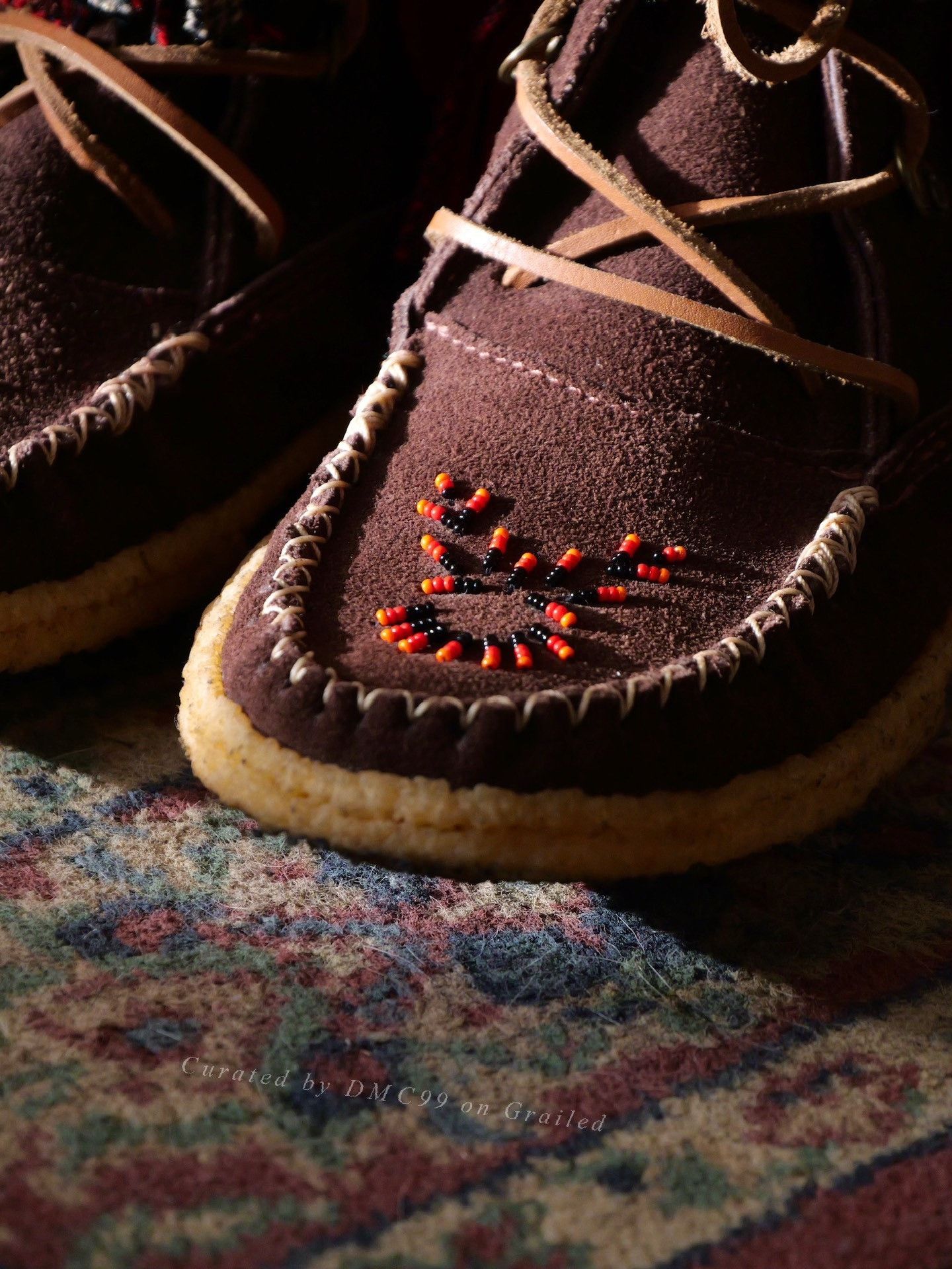 Vintage Vintage Yuketon Handmade Moccasin Size US 6 / IT 36 - 2 Thumbnail