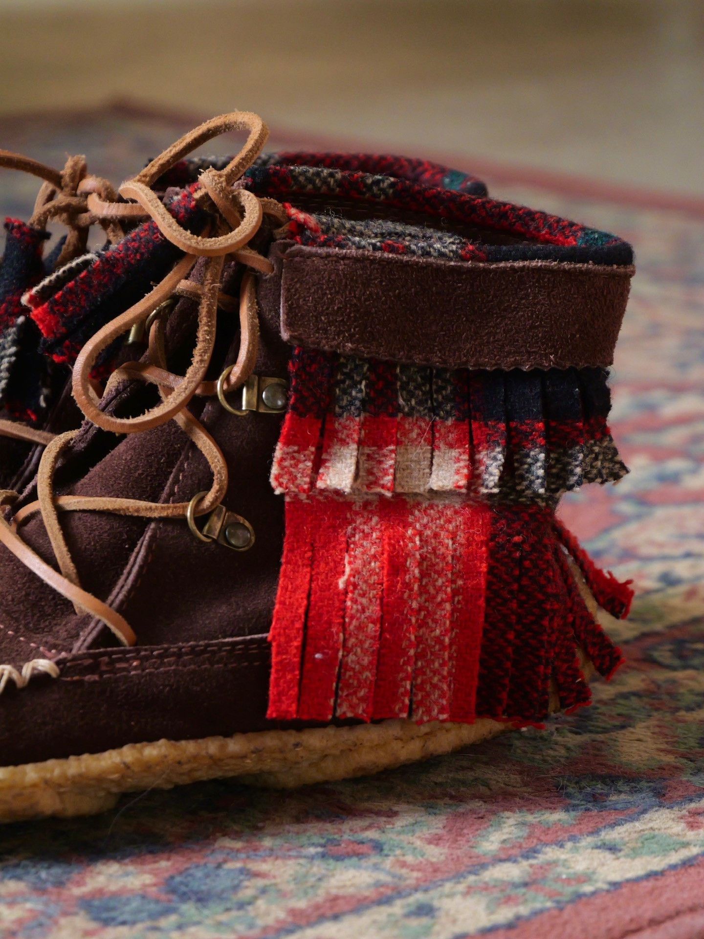 Vintage Vintage Yuketon Handmade Moccasin Size US 6 / IT 36 - 3 Thumbnail