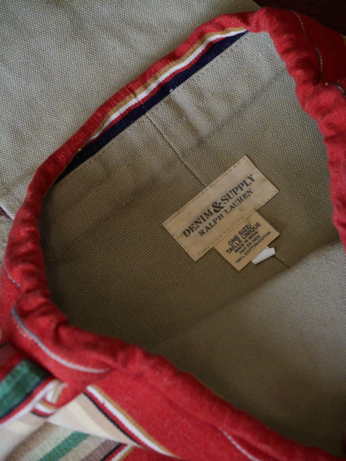 Vintage Vintage Ralph Lauren Striped Shoulder Bag Size ONE SIZE - 4 Thumbnail