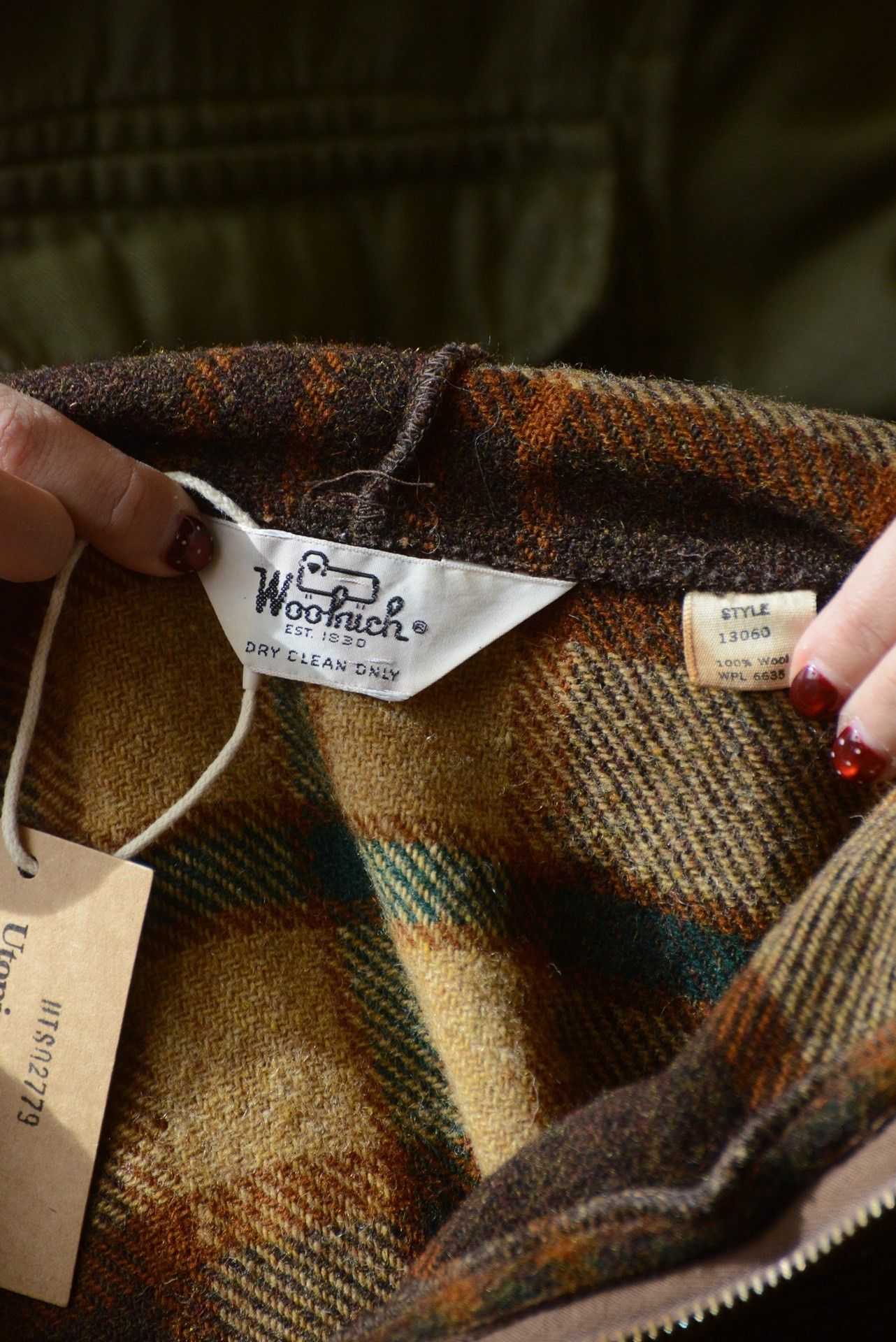 Woolrich Woolen Mills Woolrich 1970s Plaid Wool Hooded Sweater Size US M / EU 48-50 / 2 - 7 Thumbnail