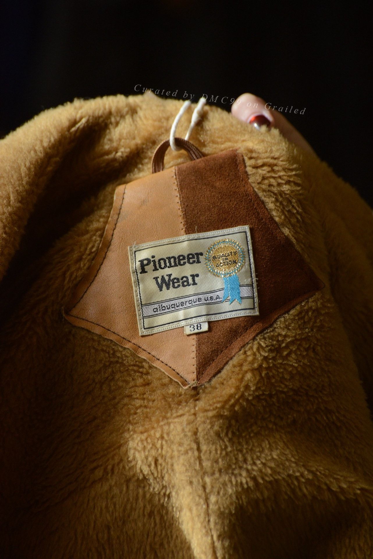 Rockmount Ranch Wear Pioneer Wear 1980s Shearling Plaid Coat Size US XS / EU 42 / 0 - 9 Thumbnail