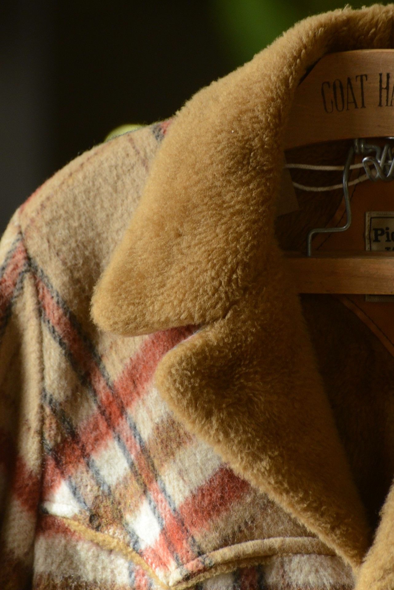 Rockmount Ranch Wear Pioneer Wear 1980s Shearling Plaid Coat Size US XS / EU 42 / 0 - 2 Thumbnail
