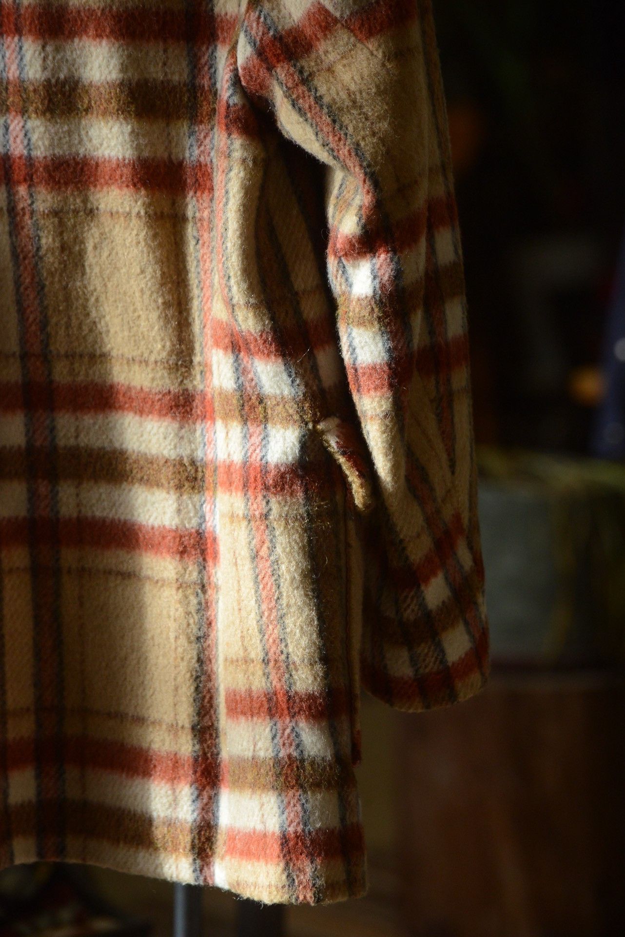 Rockmount Ranch Wear Pioneer Wear 1980s Shearling Plaid Coat Size US XS / EU 42 / 0 - 6 Thumbnail