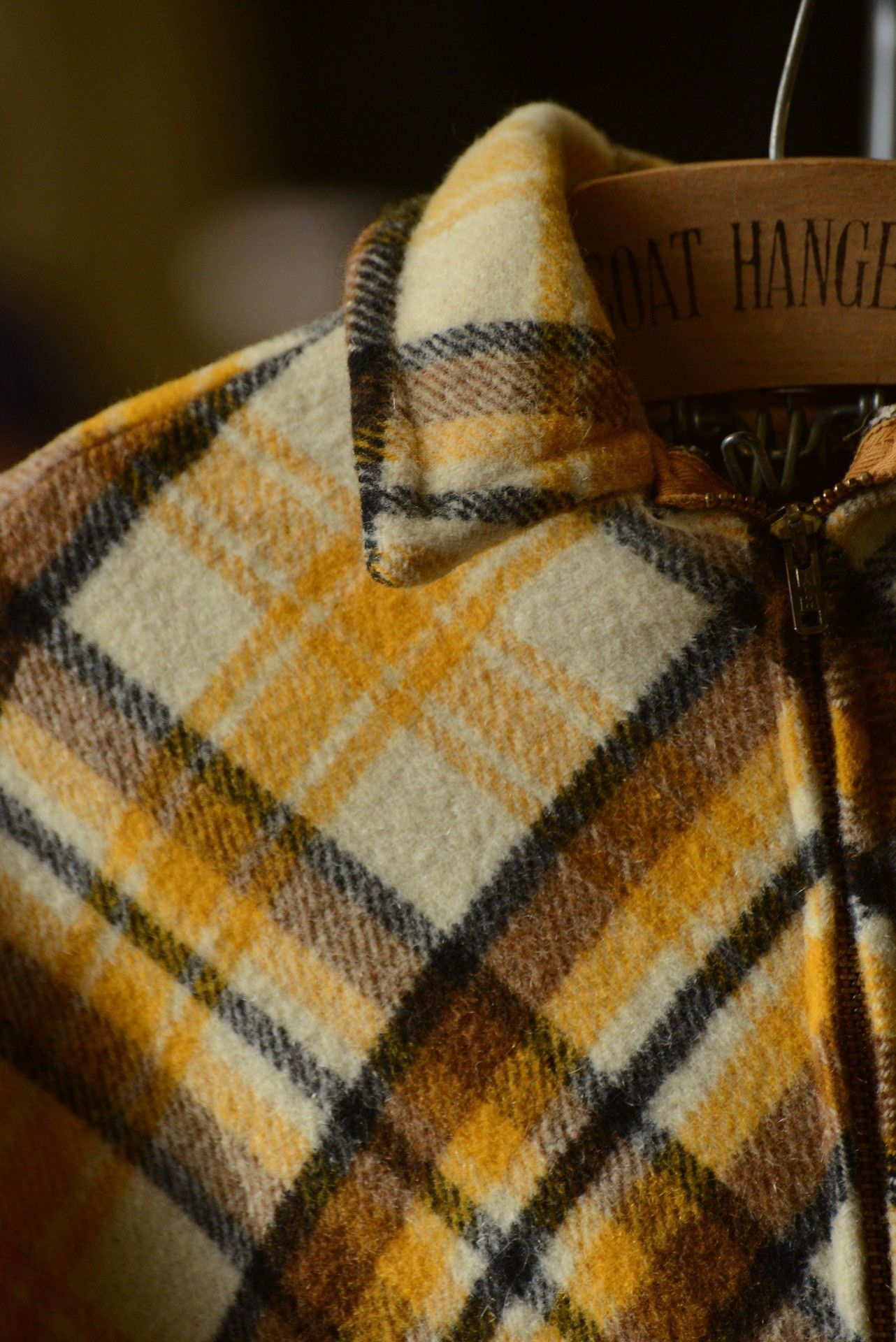 Rockmount Ranch Wear Pioneer Wear 1970s Plaid Fringe Shawl Size ONE SIZE - 4 Thumbnail