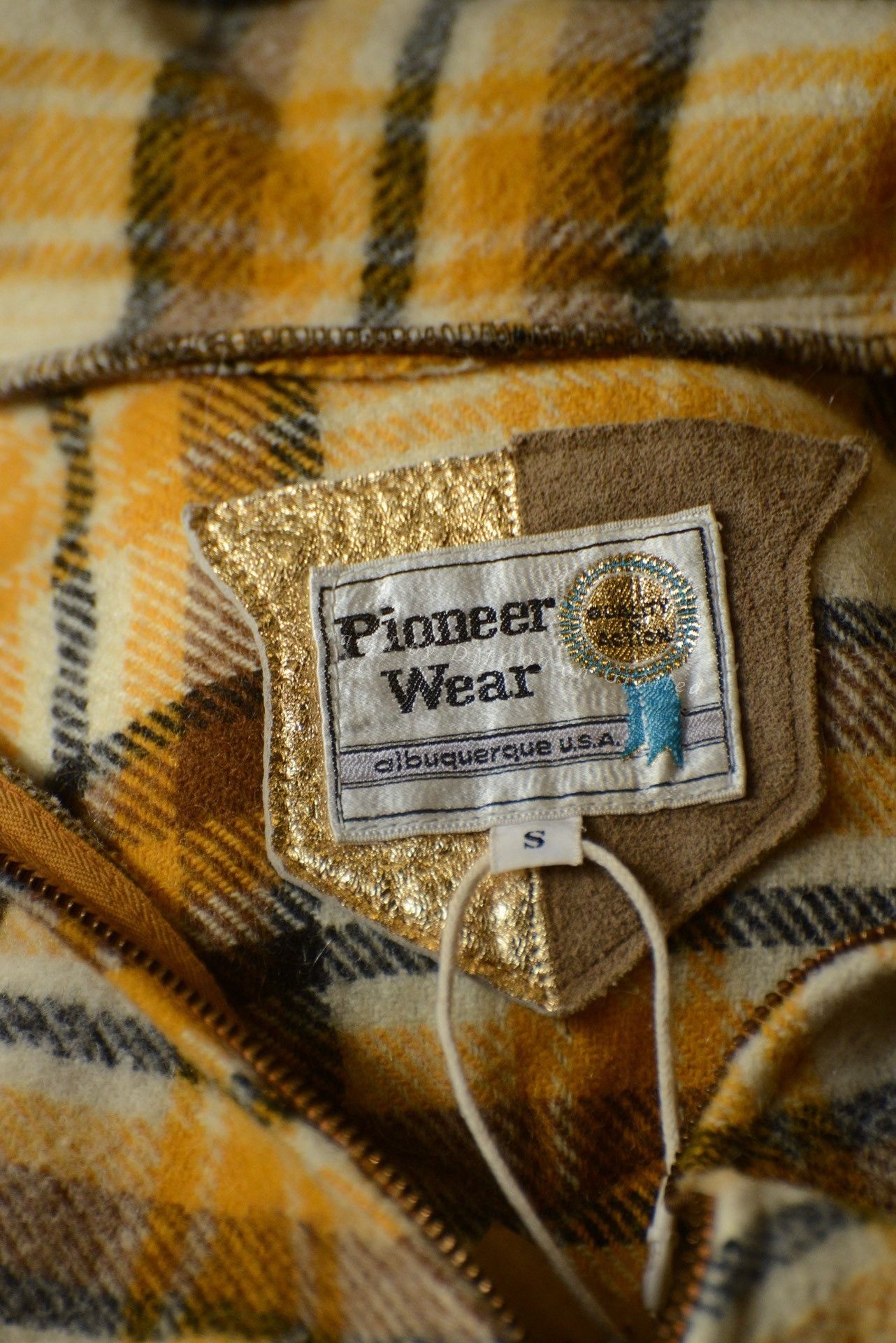 Rockmount Ranch Wear Pioneer Wear 1970s Plaid Fringe Shawl Size ONE SIZE - 9 Thumbnail
