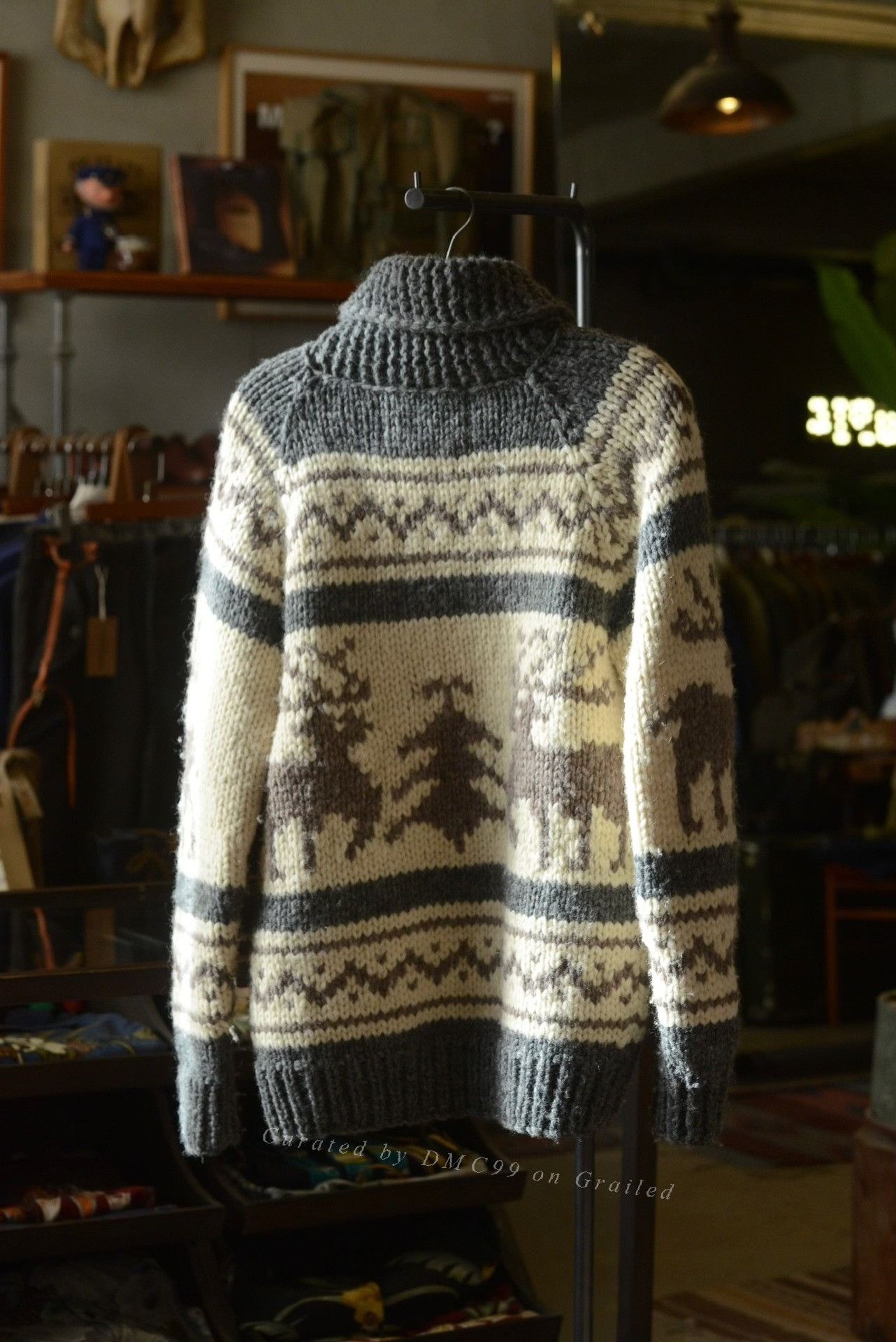 Kanata Hand Knits Kanata Cowichan Moose Pattern Sweater Size US M / EU 48-50 / 2 - 6 Thumbnail