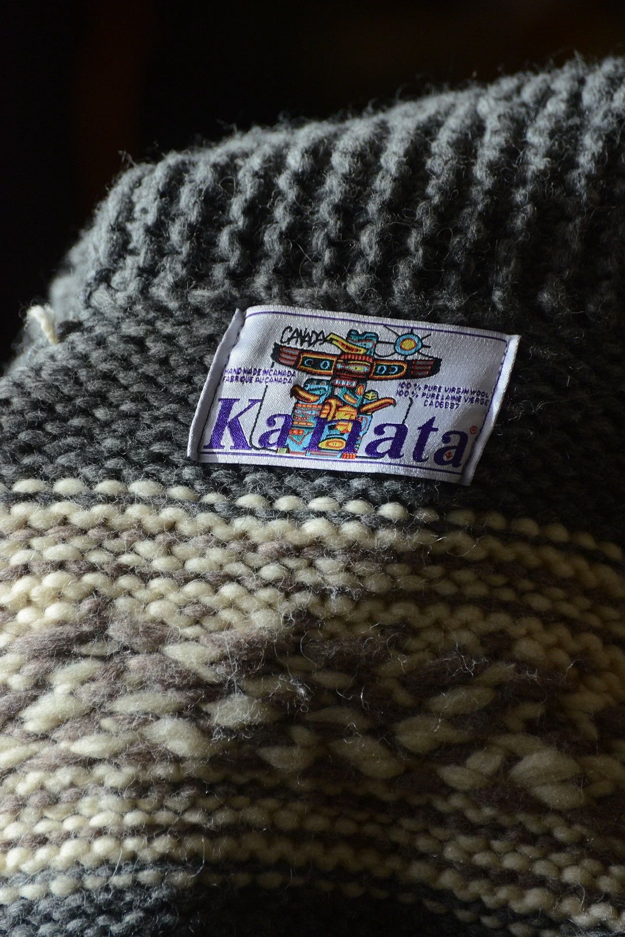 Kanata Hand Knits Kanata Cowichan Moose Pattern Sweater Size US M / EU 48-50 / 2 - 8 Thumbnail