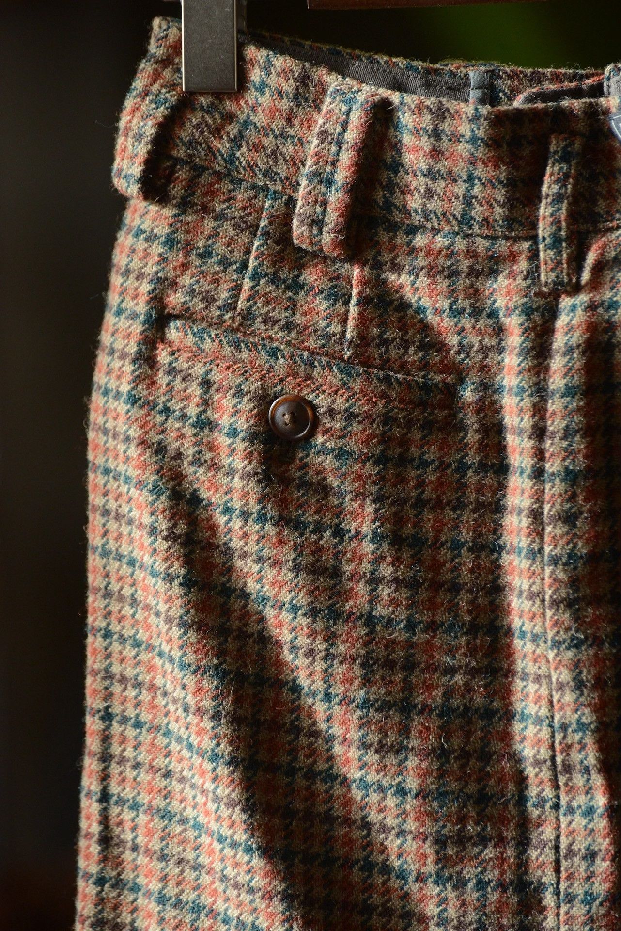 Nigel Cabourn Nigel Cabourn Woman Houndstooth Straight Skirt Size 35" - 6 Thumbnail