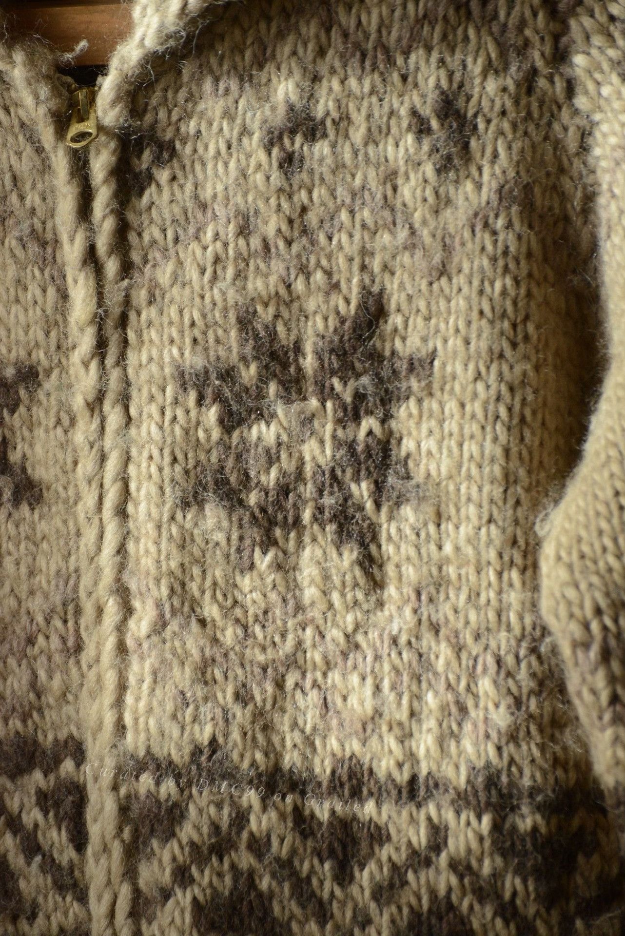 Kanata Hand Knits Kanata Cowichan 100% Wool Sweater Size US S / EU 44-46 / 1 - 4 Thumbnail
