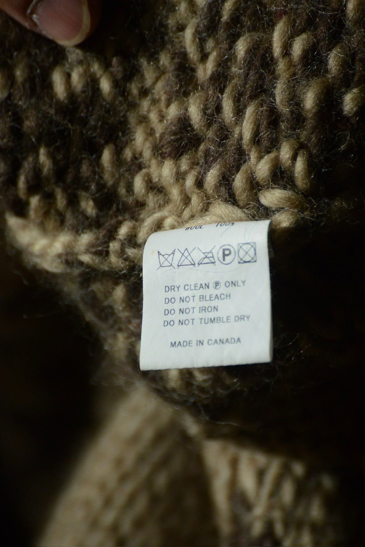 Kanata Hand Knits Kanata Cowichan 100% Wool Sweater Size US S / EU 44-46 / 1 - 9 Thumbnail