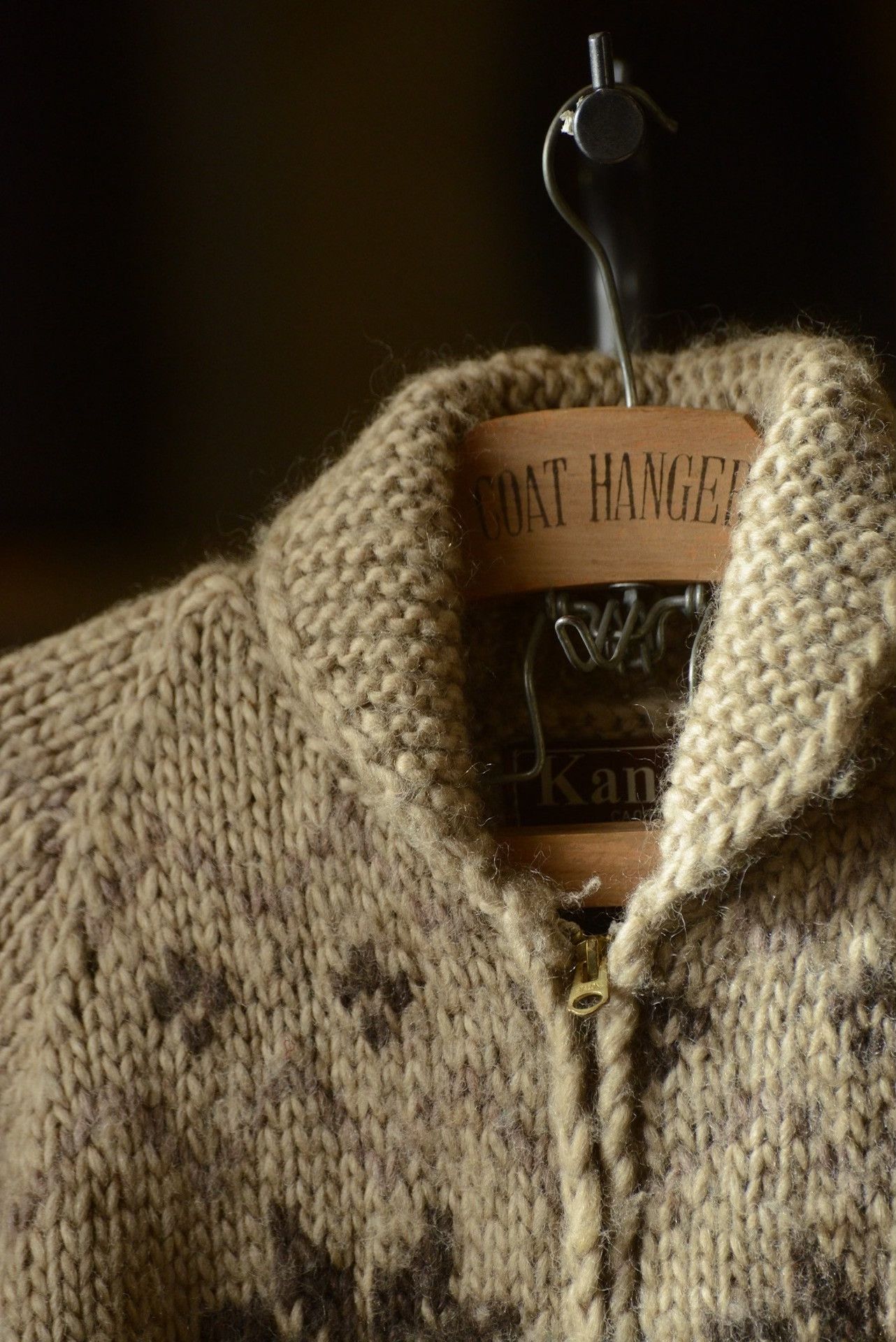 Kanata Hand Knits Kanata Cowichan 100% Wool Sweater Size US S / EU 44-46 / 1 - 2 Thumbnail