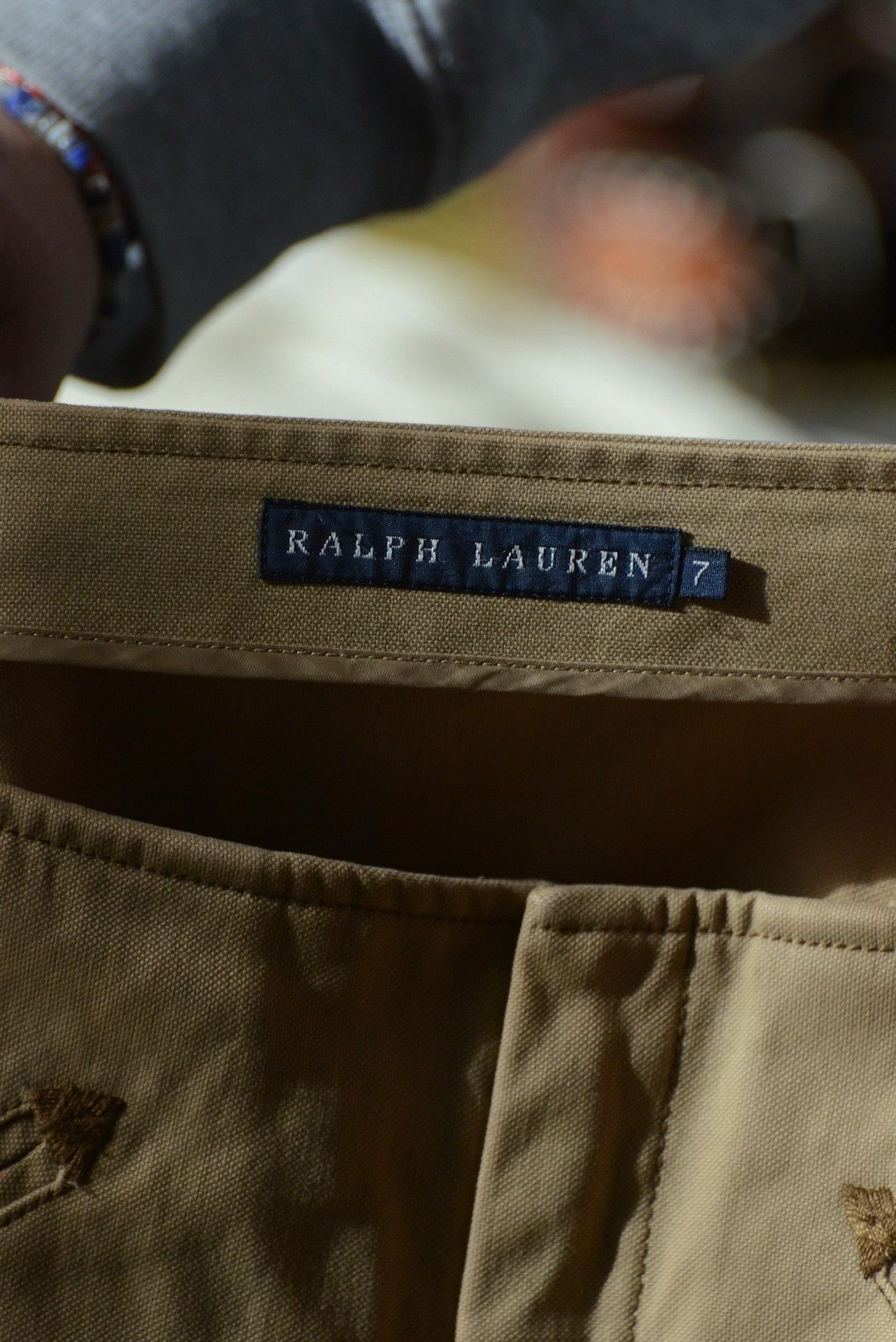 Ralph Lauren Ralph Lauren Khaki Straight Skirt Size 35" - 7 Thumbnail
