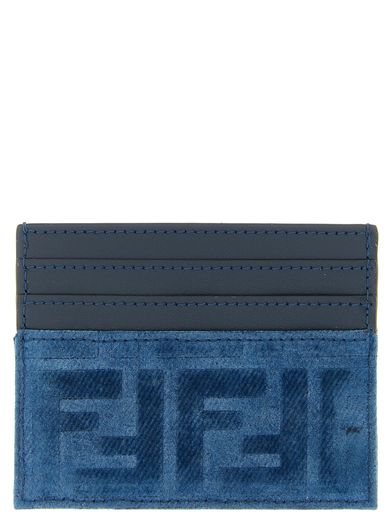 Fendi FF denim card holder Size ONE SIZE - 2 Thumbnail