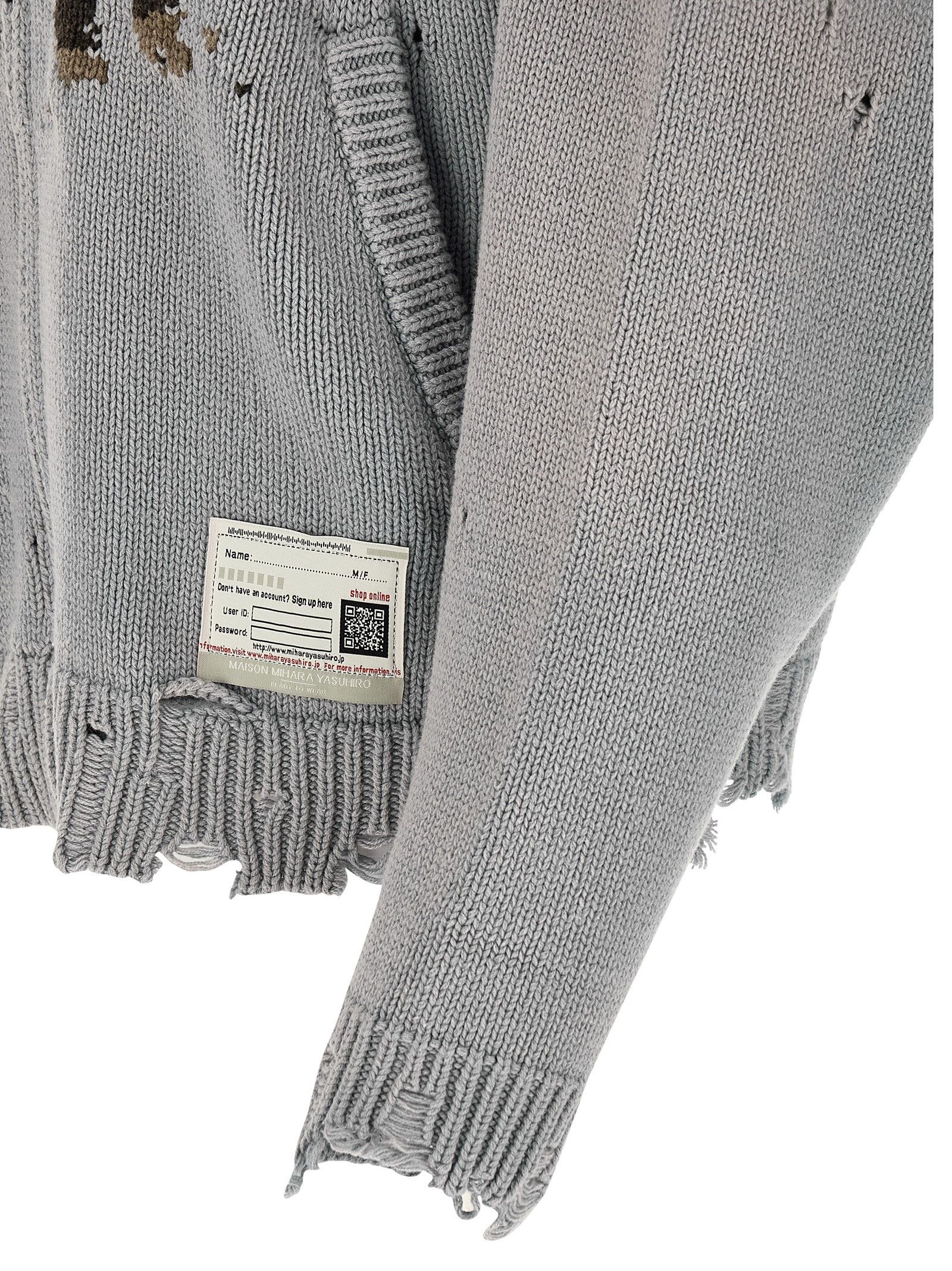 Maison MIHARA YASUHIRO 'Dog Jacquard Knit' cardigan Size US M / EU 48-50 / 2 - 4 Thumbnail