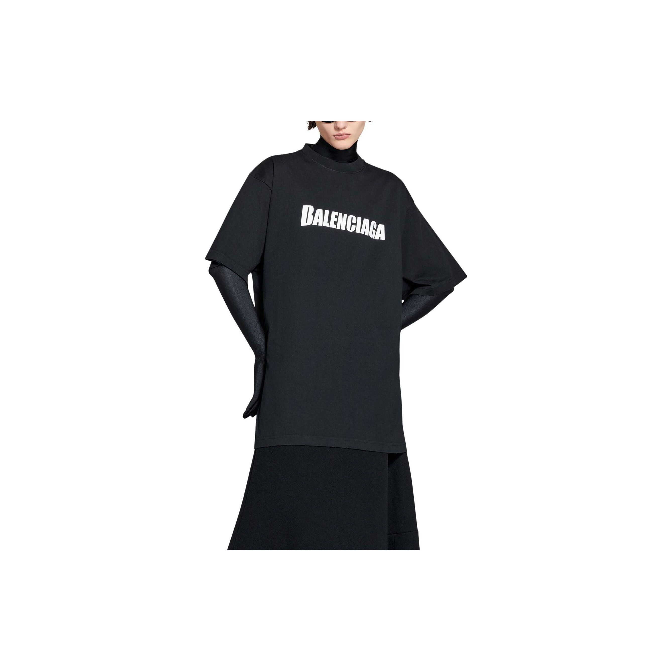Balenciaga Balenciaga Distressed Logo T-Shirt Size M Size US M / EU 48-50 / 2 - 7 Thumbnail