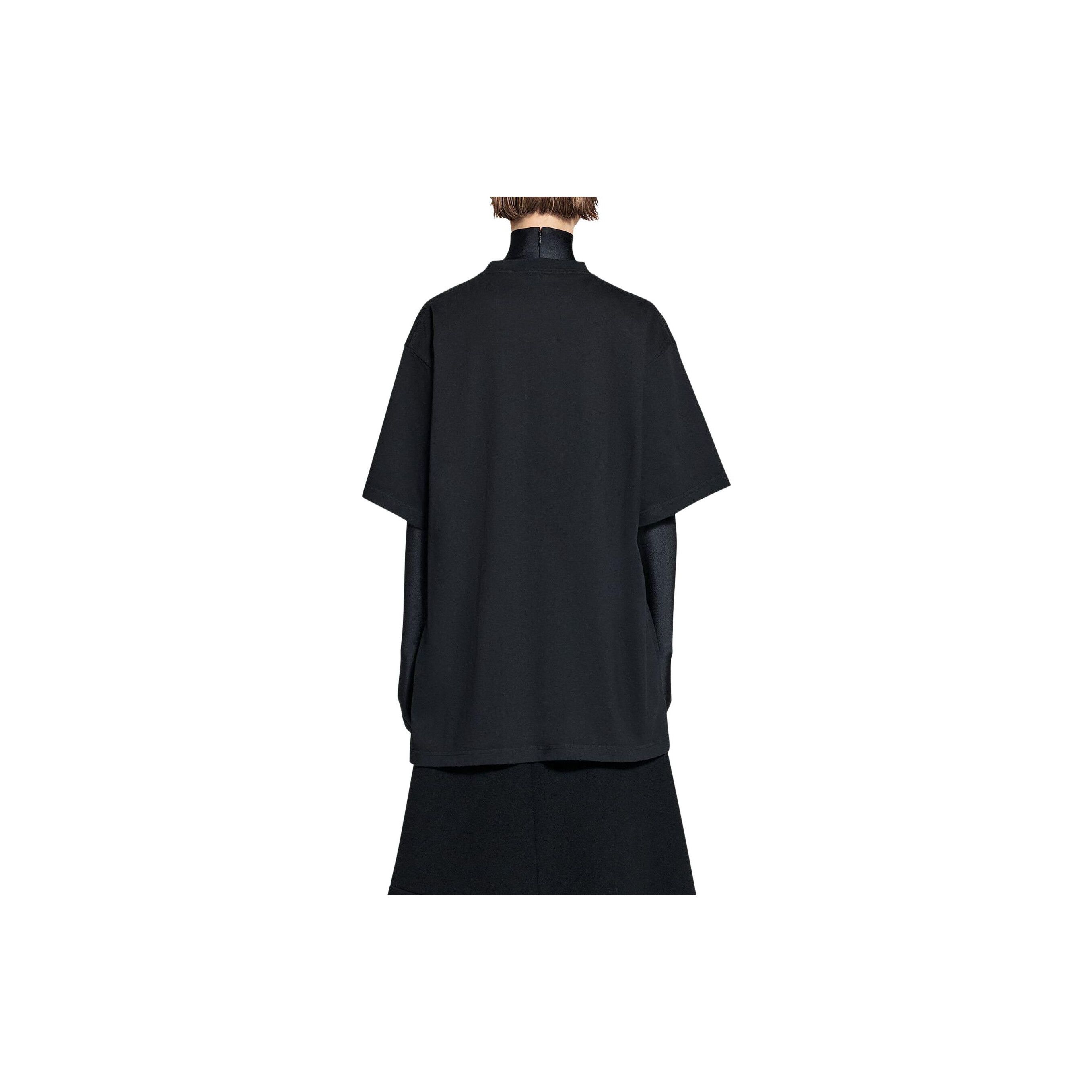 Balenciaga Balenciaga Distressed Logo T-Shirt Size M Size US M / EU 48-50 / 2 - 8 Thumbnail