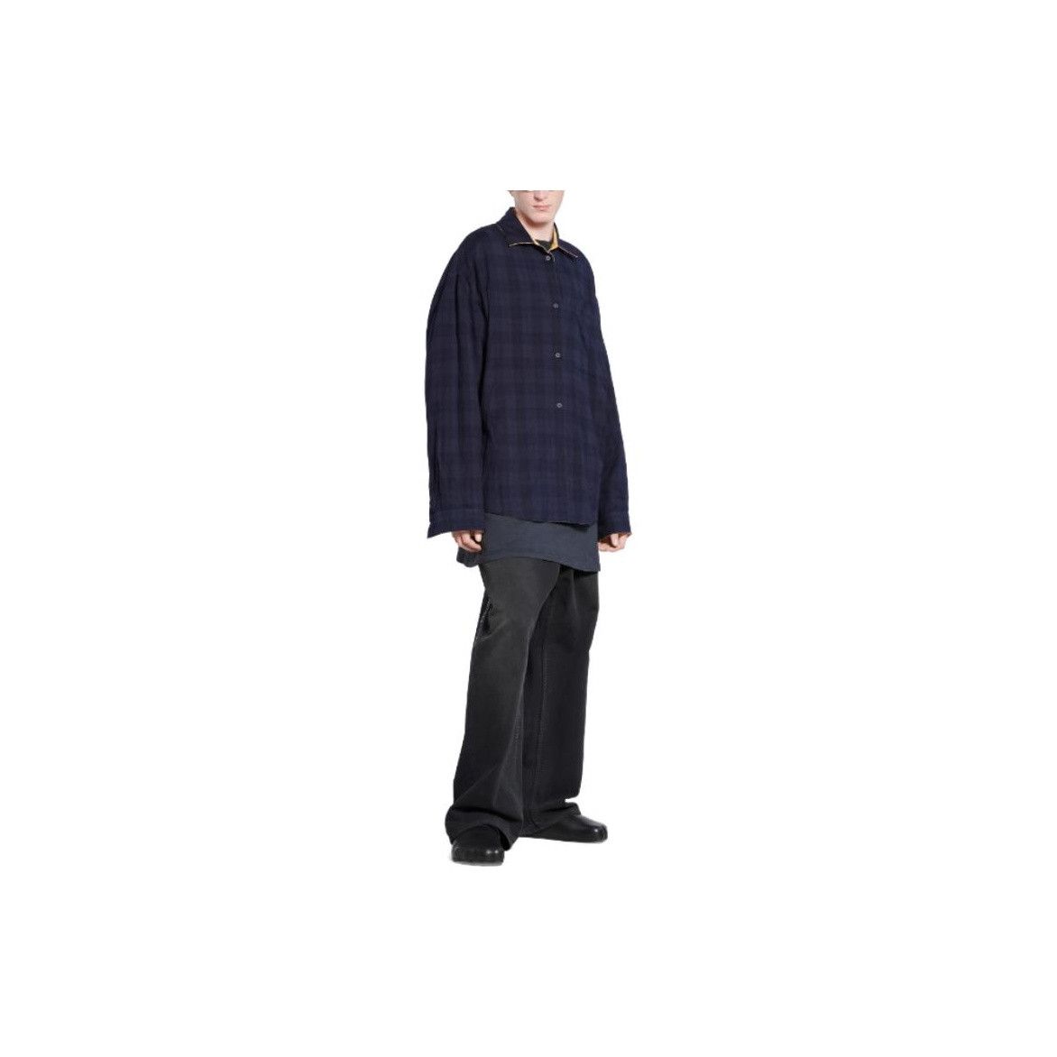Balenciaga Balenciaga Plaid Button Up Shirt Size XS Size US XS / EU 42 / 0 - 7 Thumbnail