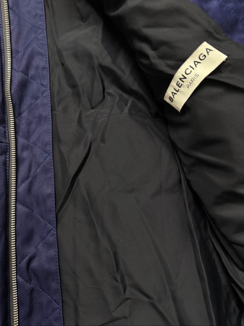 Balenciaga Balenciaga Blue Puffer Jacket Size S Size US S / EU 44-46 / 1 - 7 Thumbnail