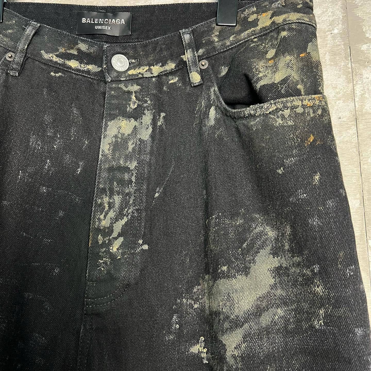 Balenciaga Balenciaga Mud Wash Distressed Denim Jeans Size XS Size US 28 / EU 44 - 5 Thumbnail