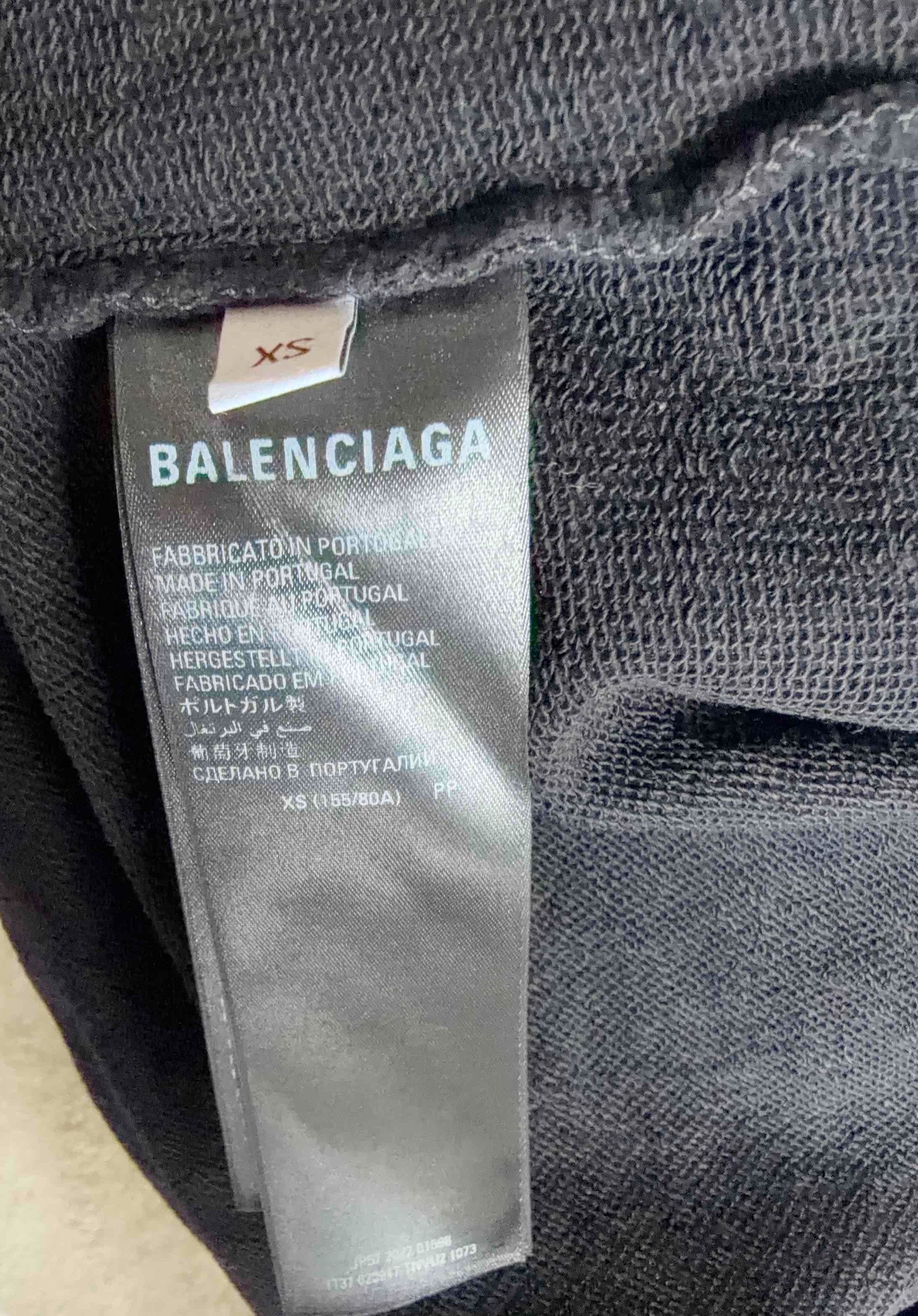 Balenciaga Balenciaga Rhinestone Logo Hoodie Size XS Size XS / US 0-2 / IT 36-38 - 4 Thumbnail