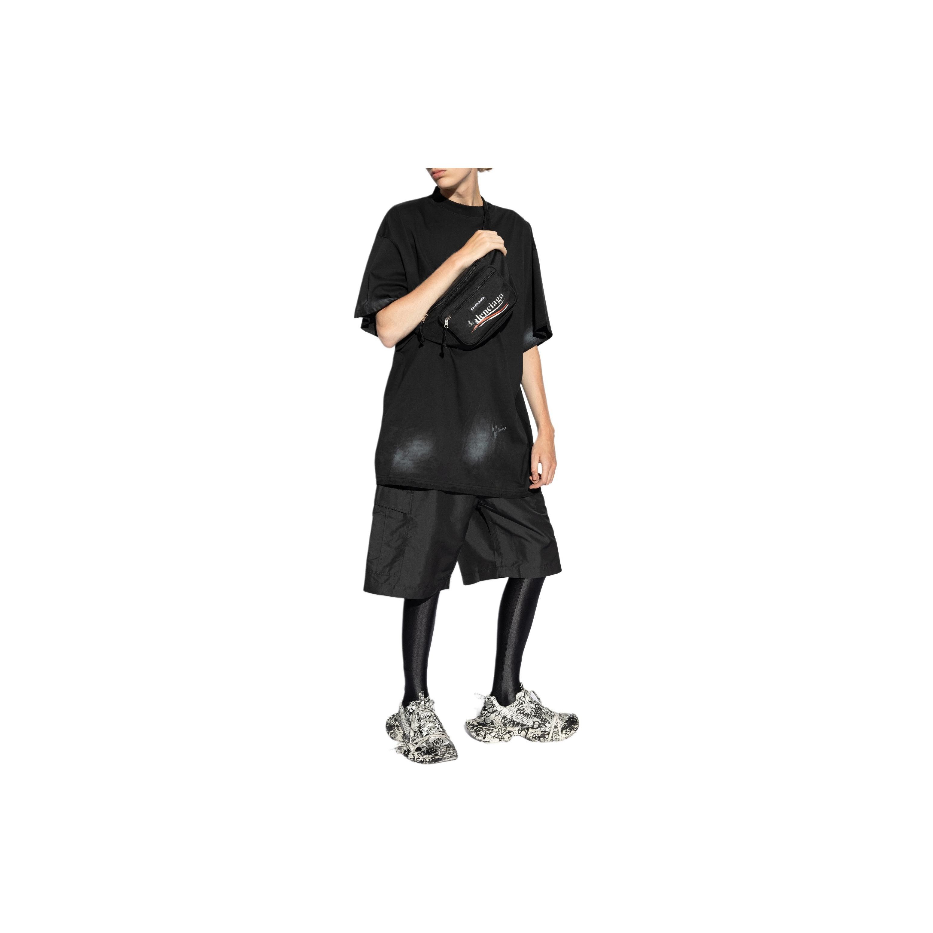 Balenciaga Balenciaga Faded Logo T-Shirt Size M Size US M / EU 48-50 / 2 - 8 Thumbnail