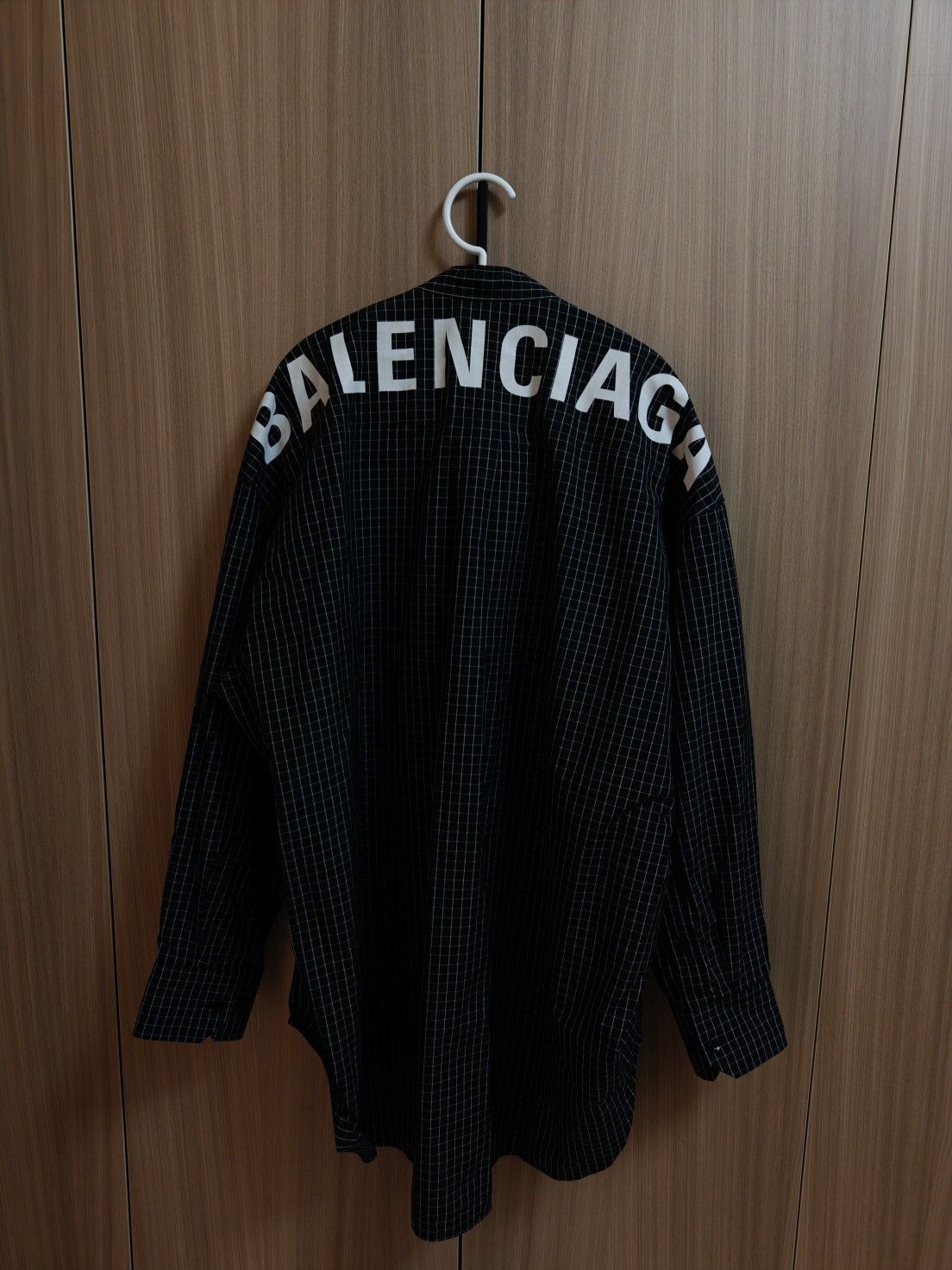 Balenciaga Balenciaga Plaid Logo Button Up Shirt Size S Size US S / EU 44-46 / 1 - 2 Thumbnail