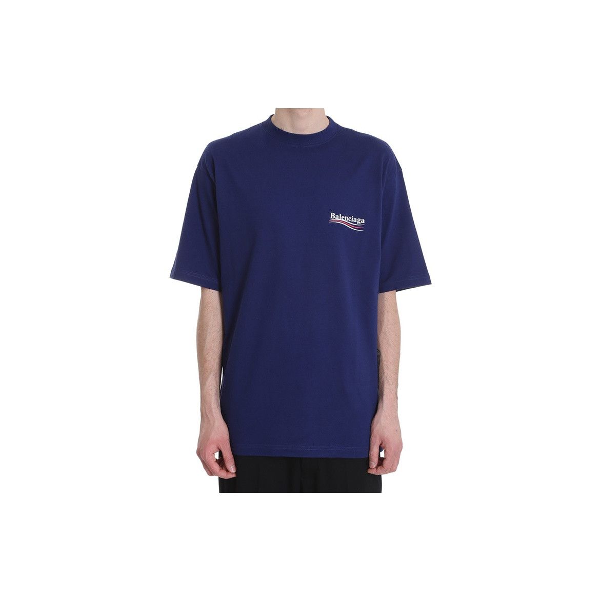 Balenciaga Balenciaga Wave Logo T-Shirt Size M Size US M / EU 48-50 / 2 - 12 Thumbnail