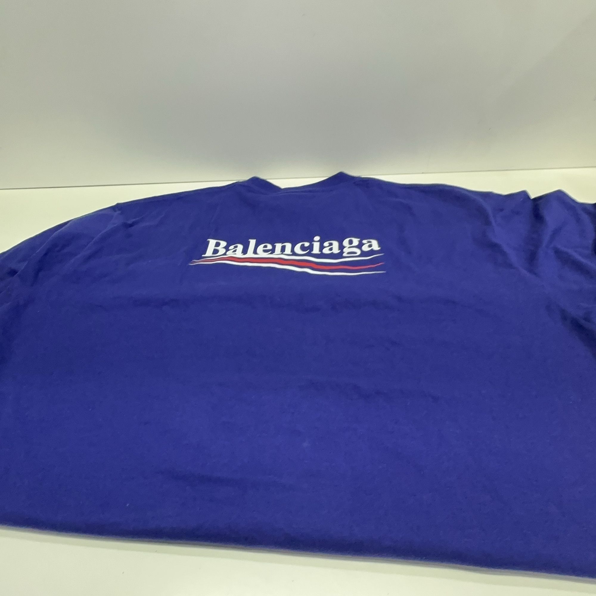 Balenciaga Balenciaga Wave Logo T-Shirt Size M Size US M / EU 48-50 / 2 - 9 Thumbnail