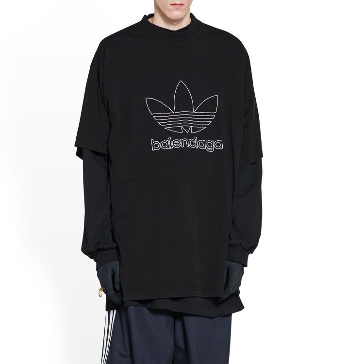 Balenciaga Balenciaga x Adidas Trefoil T-Shirt Size 1 Size US S / EU 44-46 / 1 - 7 Thumbnail