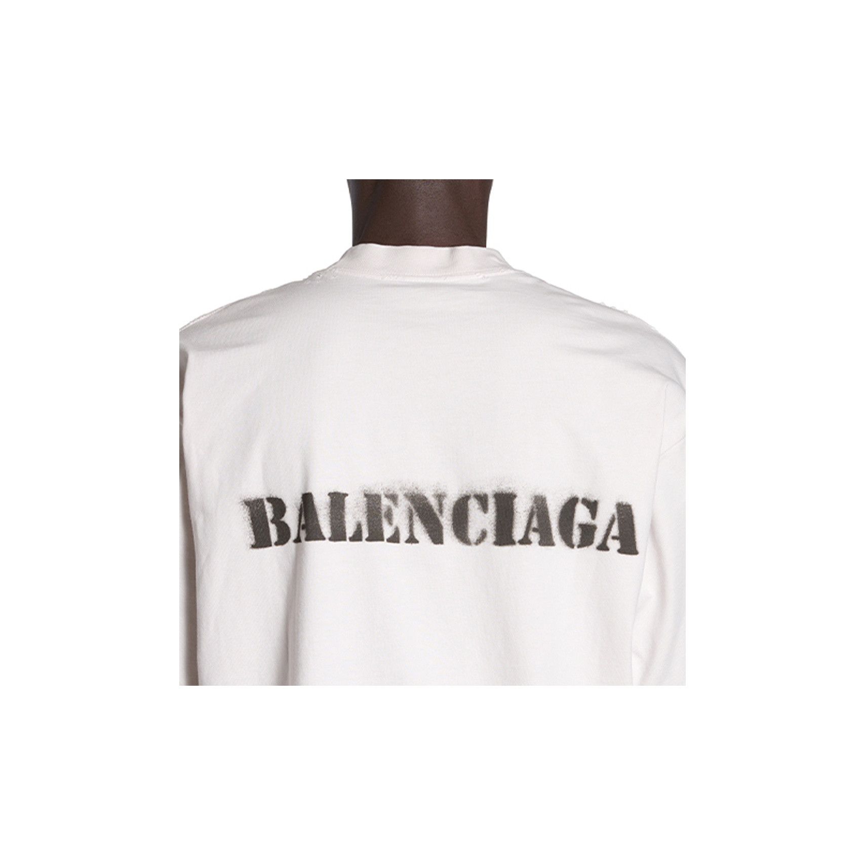 Balenciaga Balenciaga Stencil Logo T-Shirt Size XL Size US XL / EU 56 / 4 - 9 Thumbnail