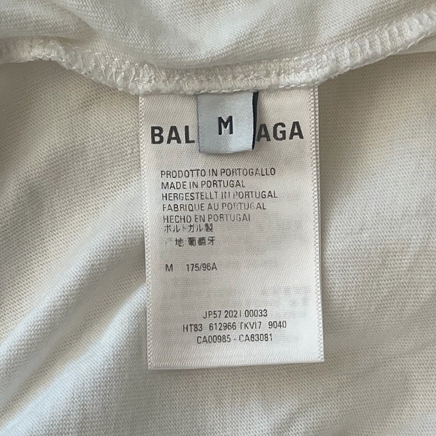 Balenciaga Balenciaga Pixel Logo T-Shirt Size M Size US M / EU 48-50 / 2 - 4 Thumbnail