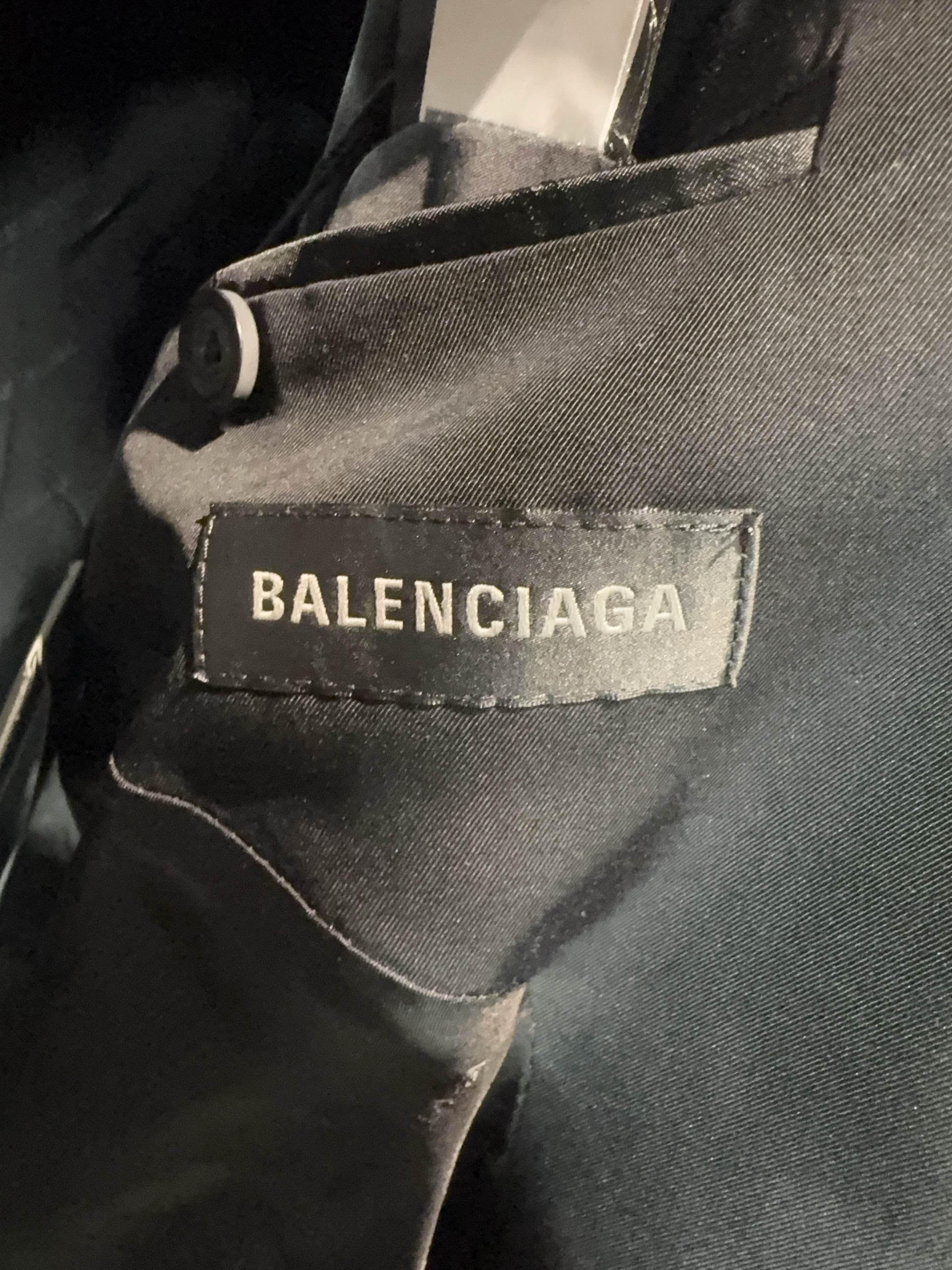 Balenciaga Balenciaga Logo Patch Blazer Size F36 Size XS / US 0-2 / IT 36-38 - 3 Thumbnail