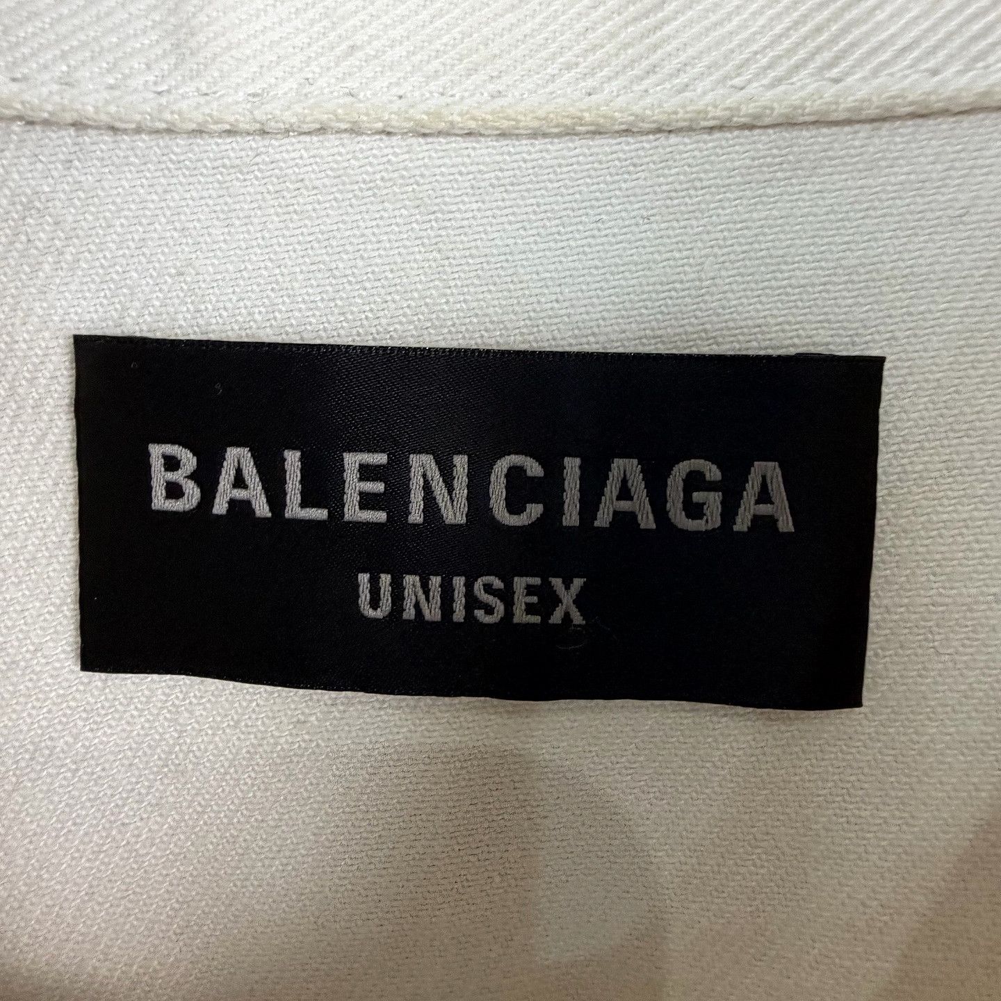 Balenciaga Balenciaga Logo Button Up Shirt Size XS Size XS / US 0-2 / IT 36-38 - 3 Thumbnail