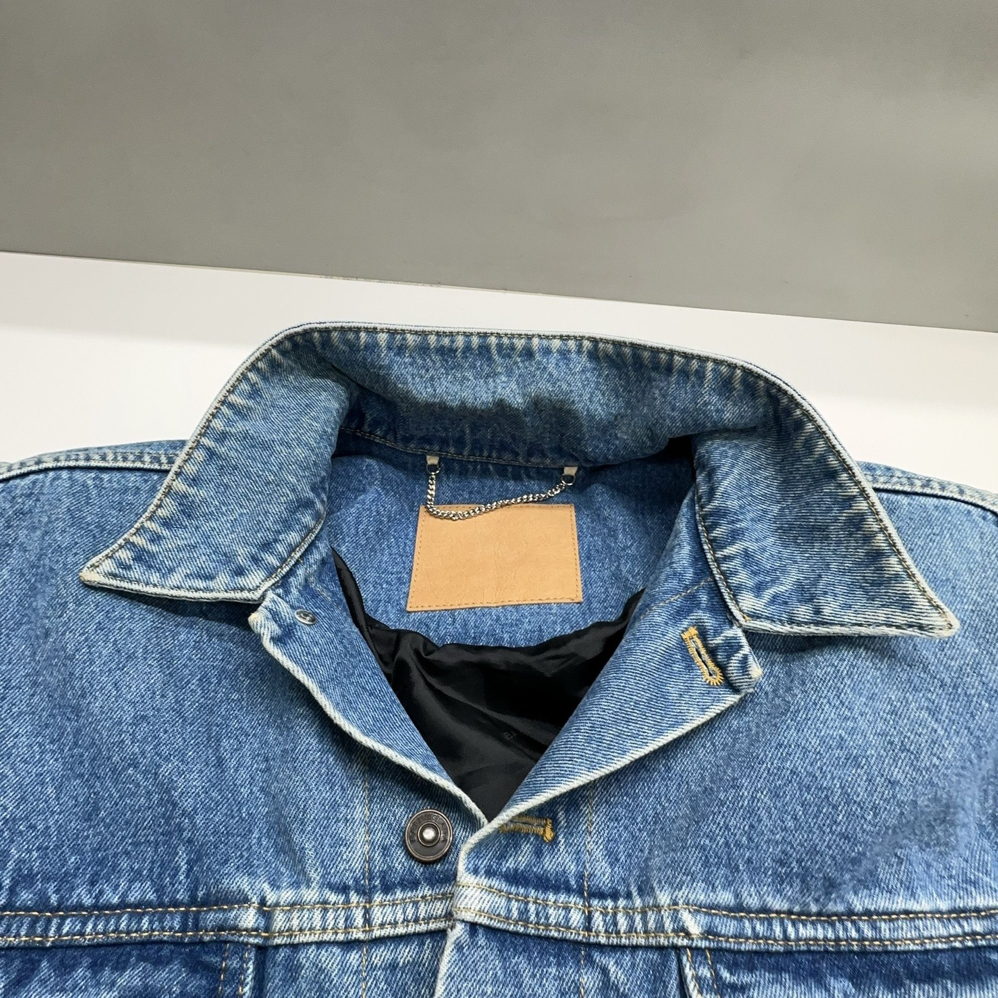 Balenciaga Balenciaga Blue Denim Jacket Size 34 Size XS / US 0-2 / IT 36-38 - 7 Thumbnail