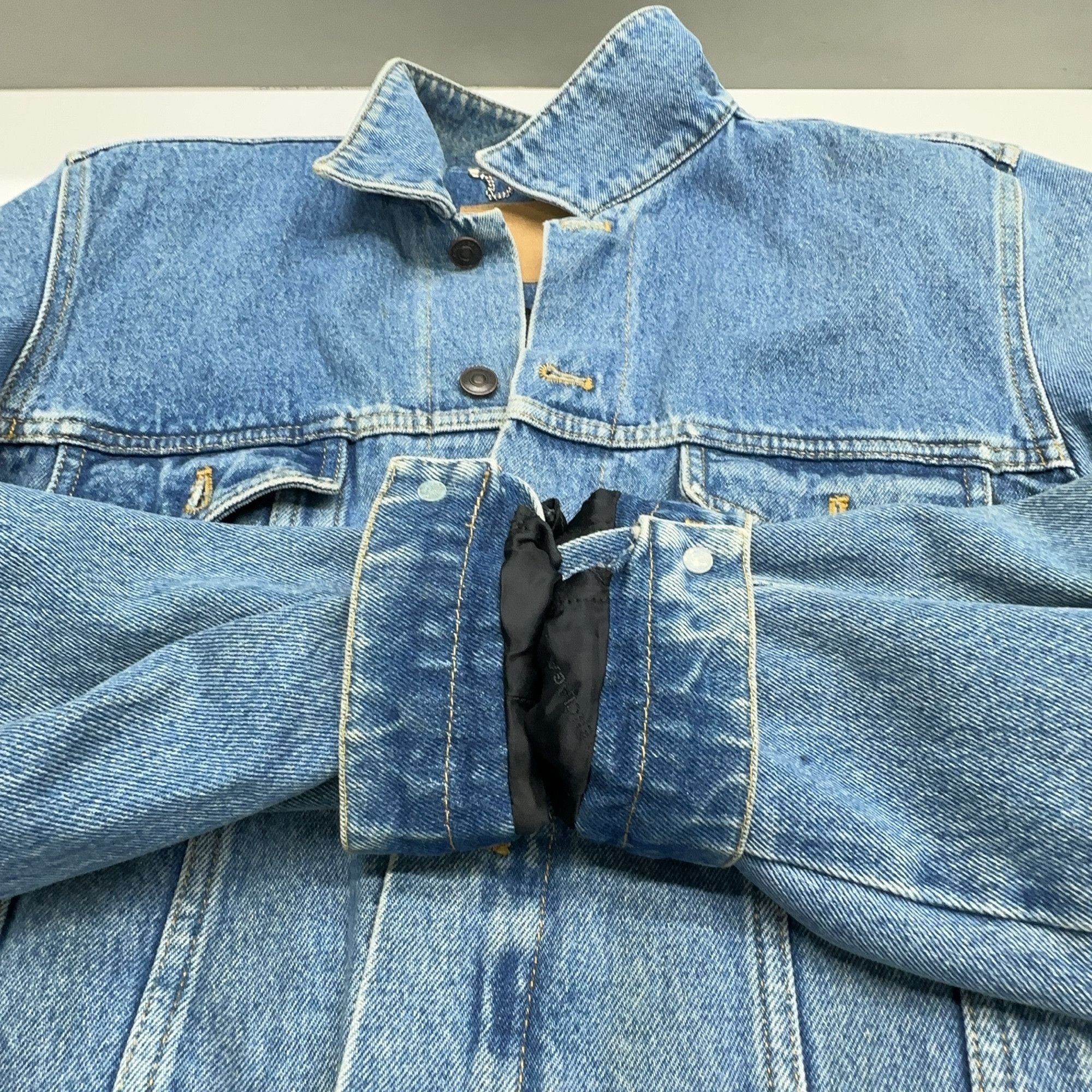 Balenciaga Balenciaga Blue Denim Jacket Size 34 Size XS / US 0-2 / IT 36-38 - 13 Thumbnail